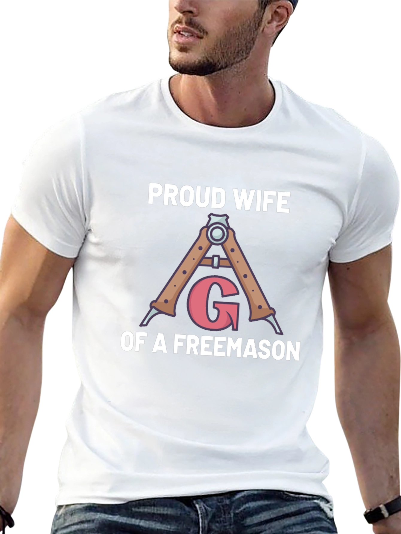 Proud Wife of a Freemason Graphic T-Shirt