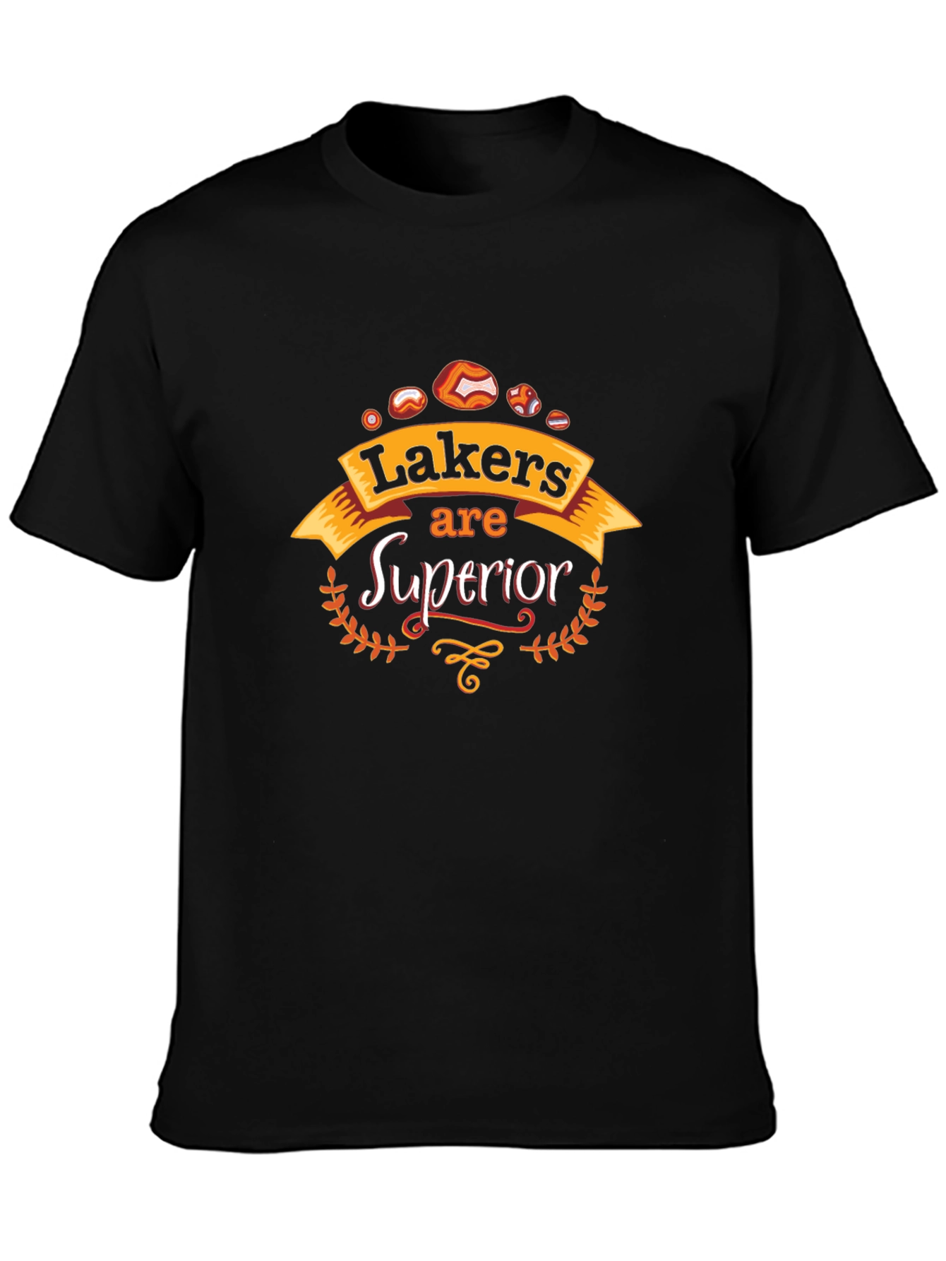 Lakers Superior Black Graphic Tee