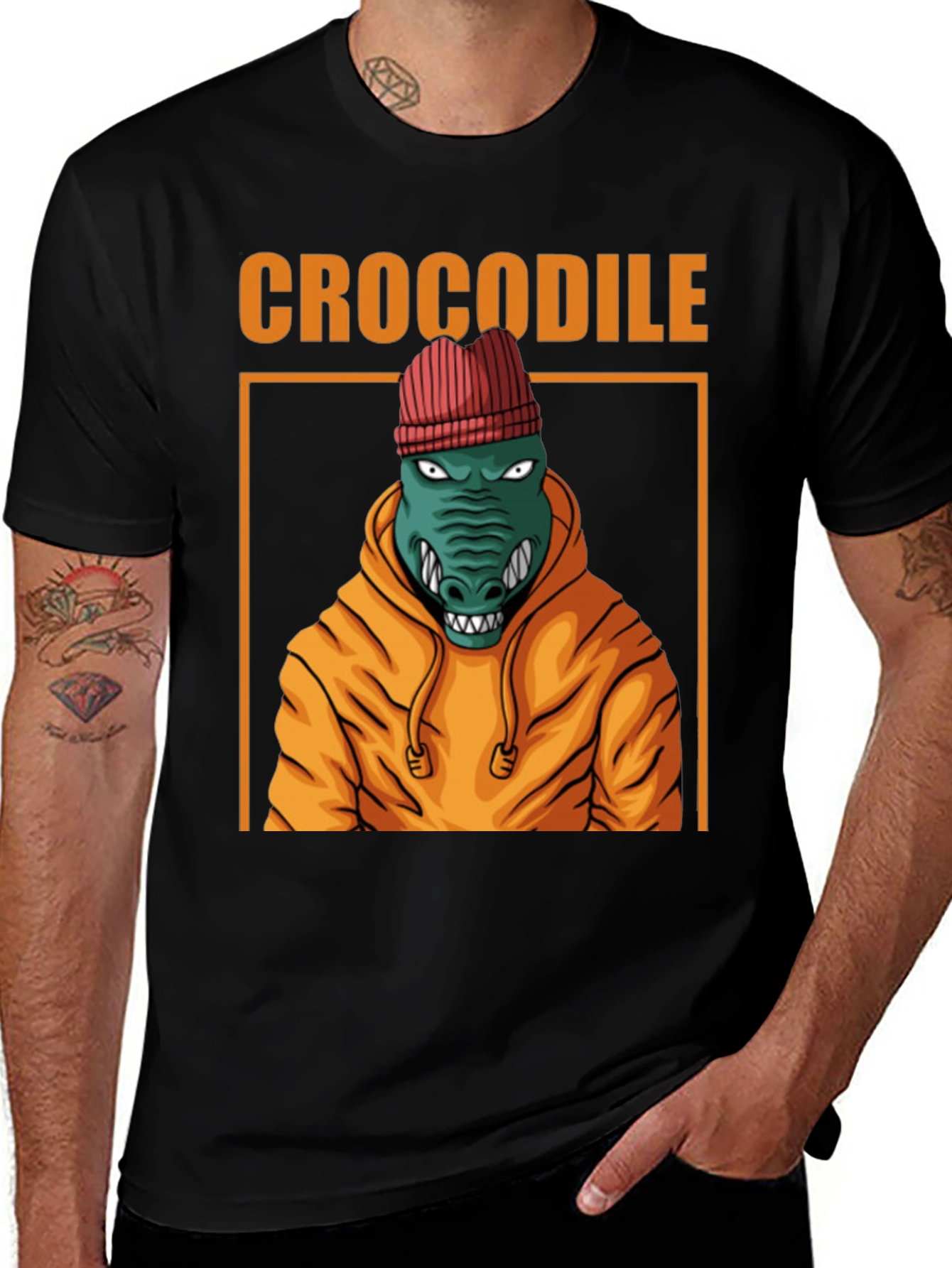 Crocodile Graphic Tee - Urban Style T-Shirt