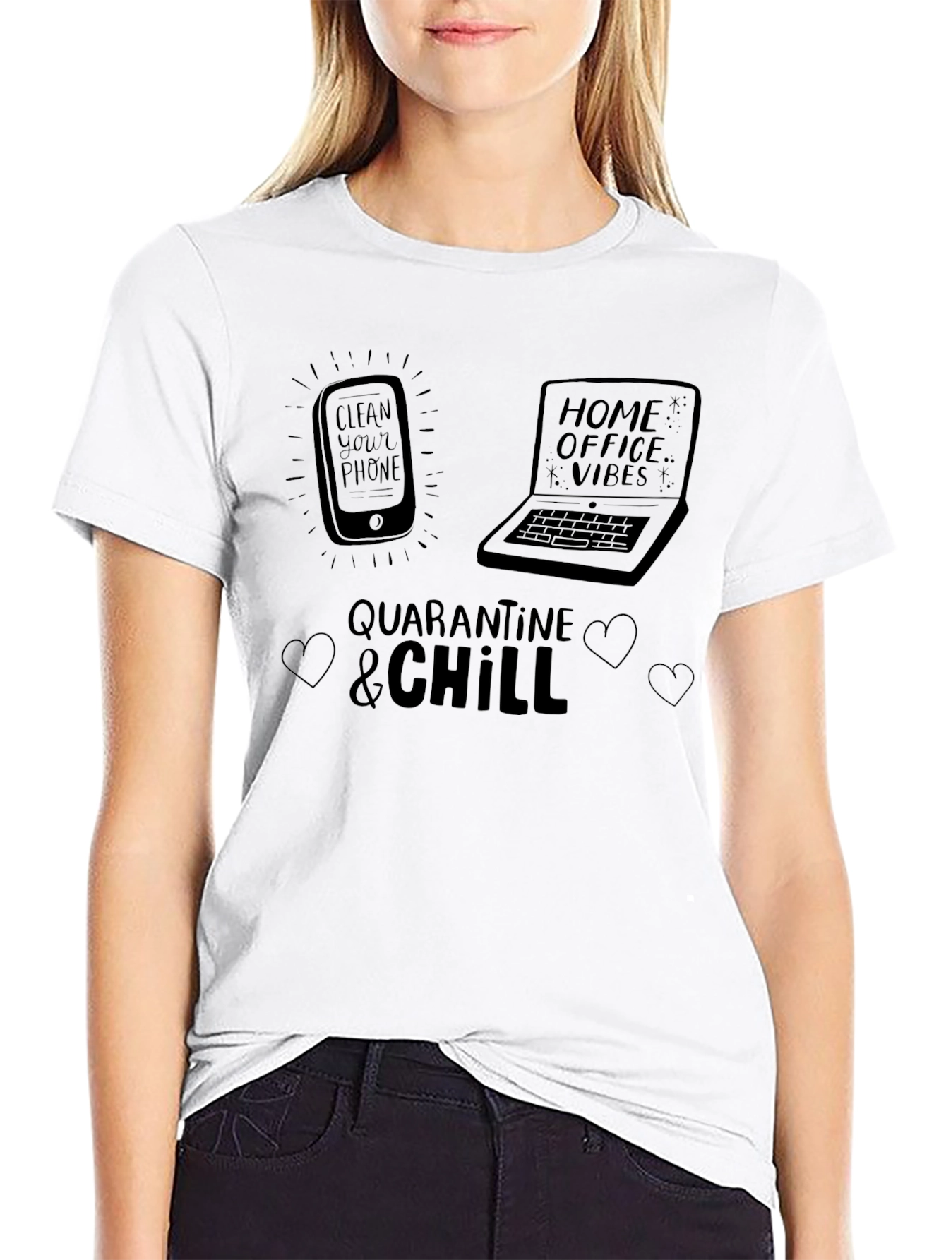 Quarantine & Chill Graphic T-Shirt