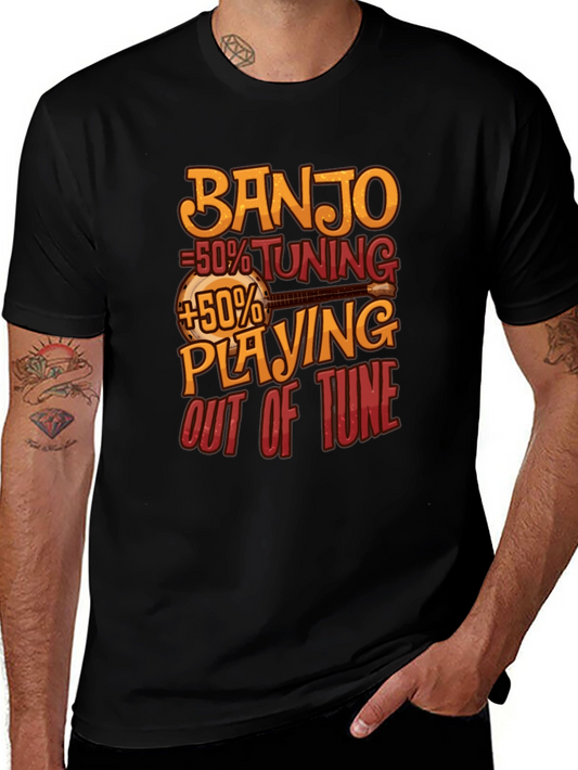 Banjo Tuning Playing Funny Musician T-Shirt