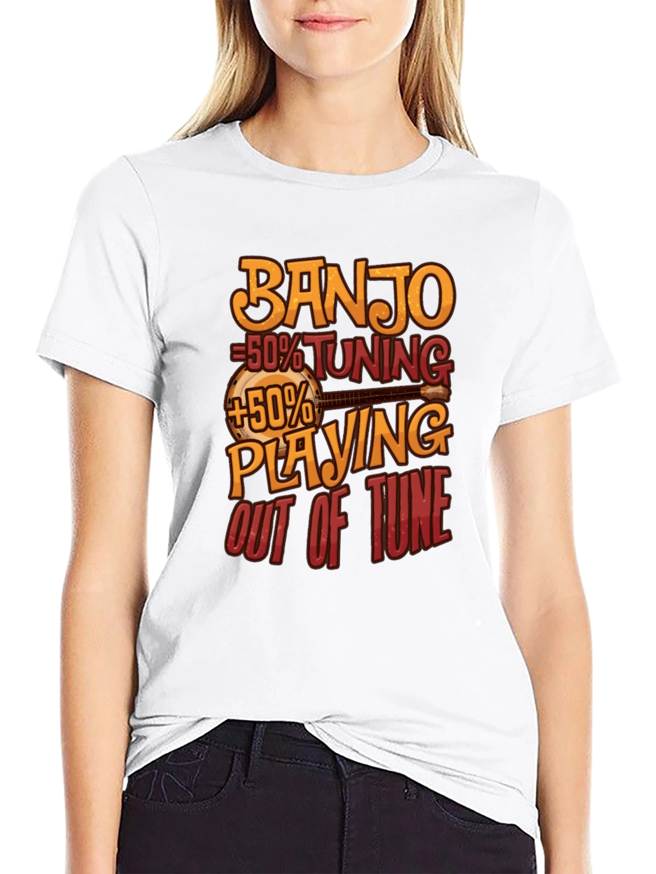 Banjo Tuning Playing Funny Musician T-Shirt