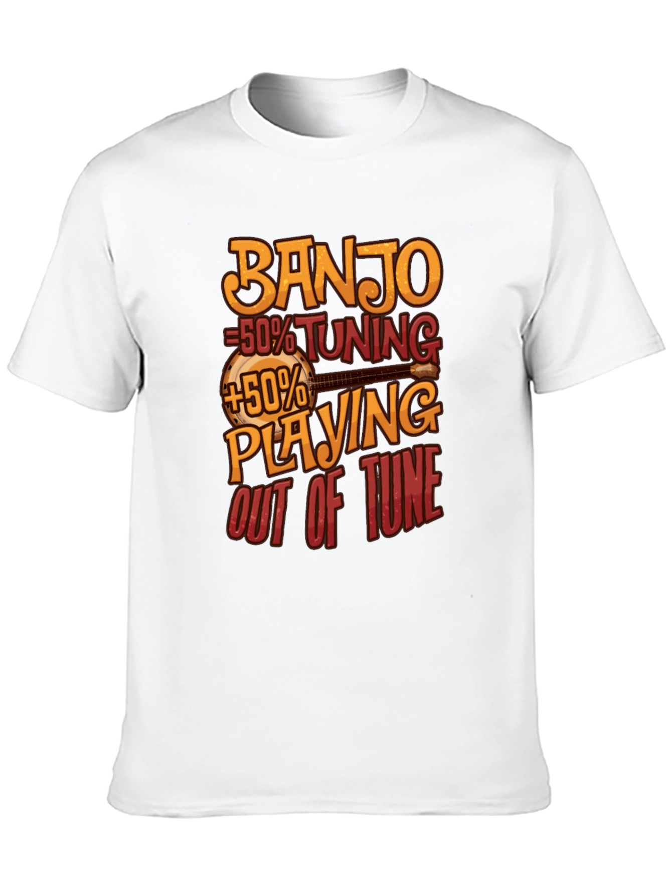 Banjo Tuning Playing Funny Musician T-Shirt