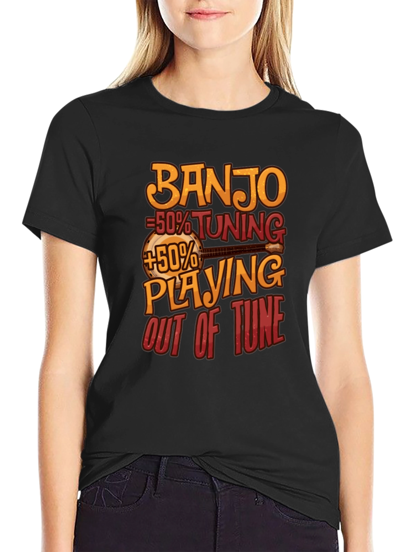 Banjo Tuning Playing Funny Musician T-Shirt