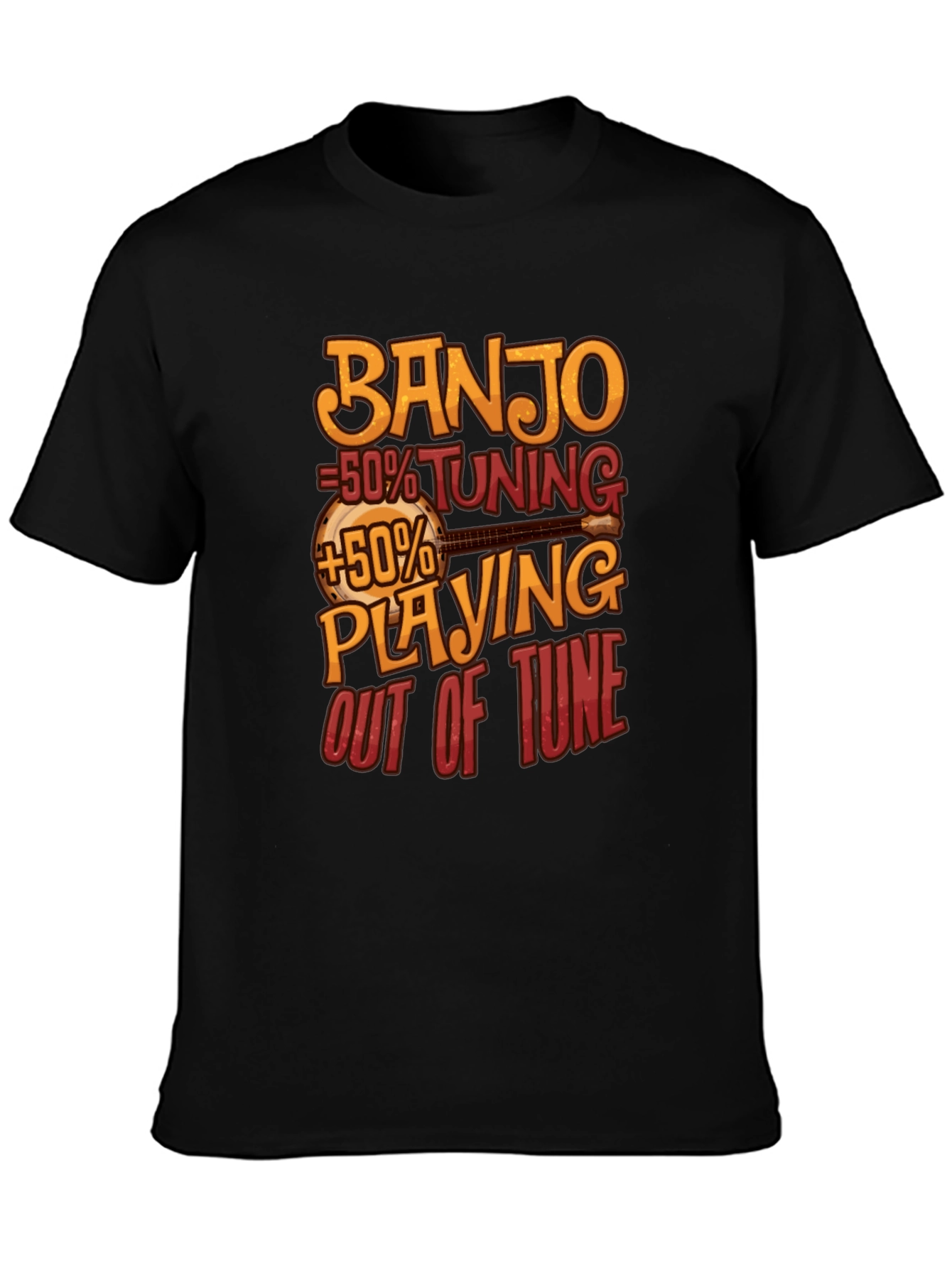 Banjo Tuning Playing Funny Musician T-Shirt