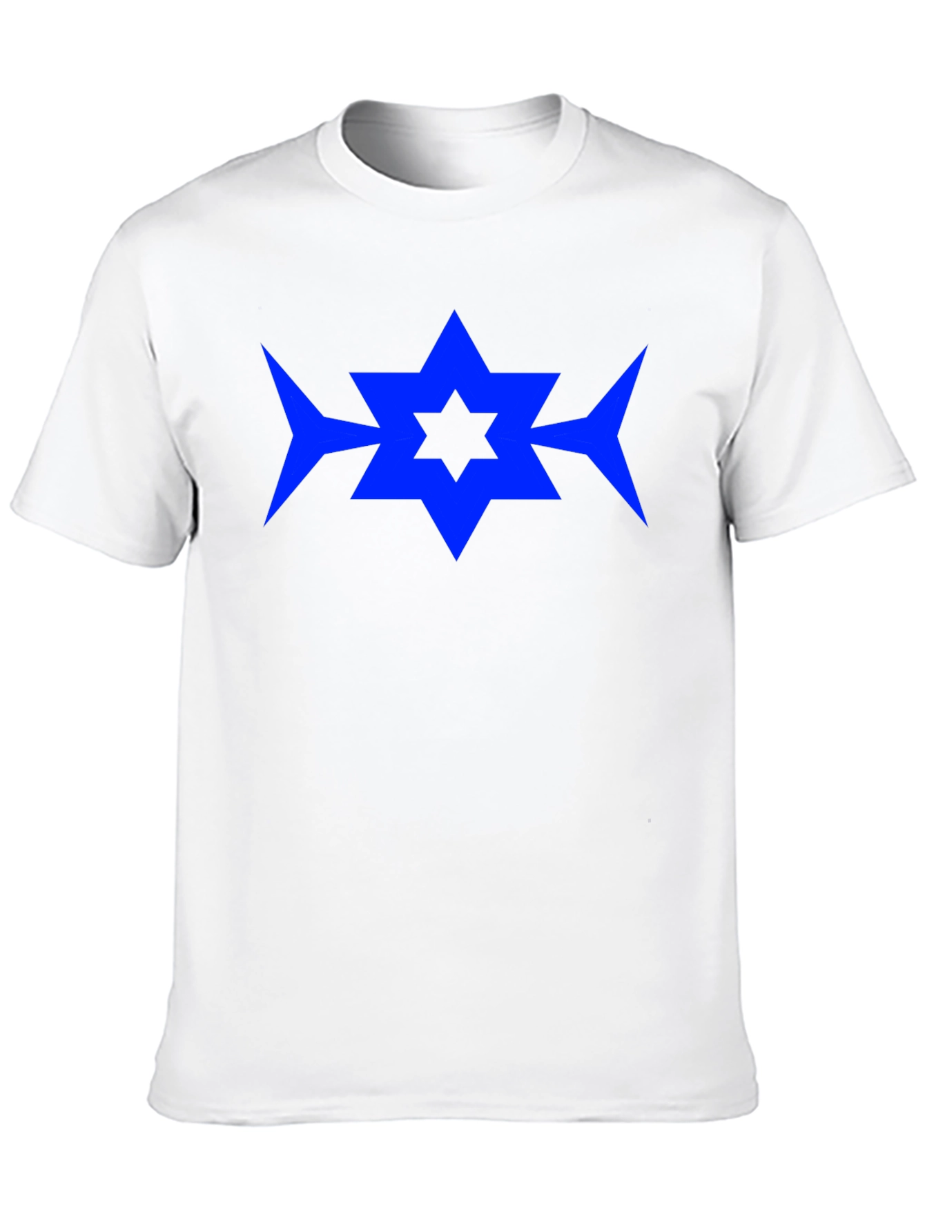 Blue Star Graphic Black T-Shirt