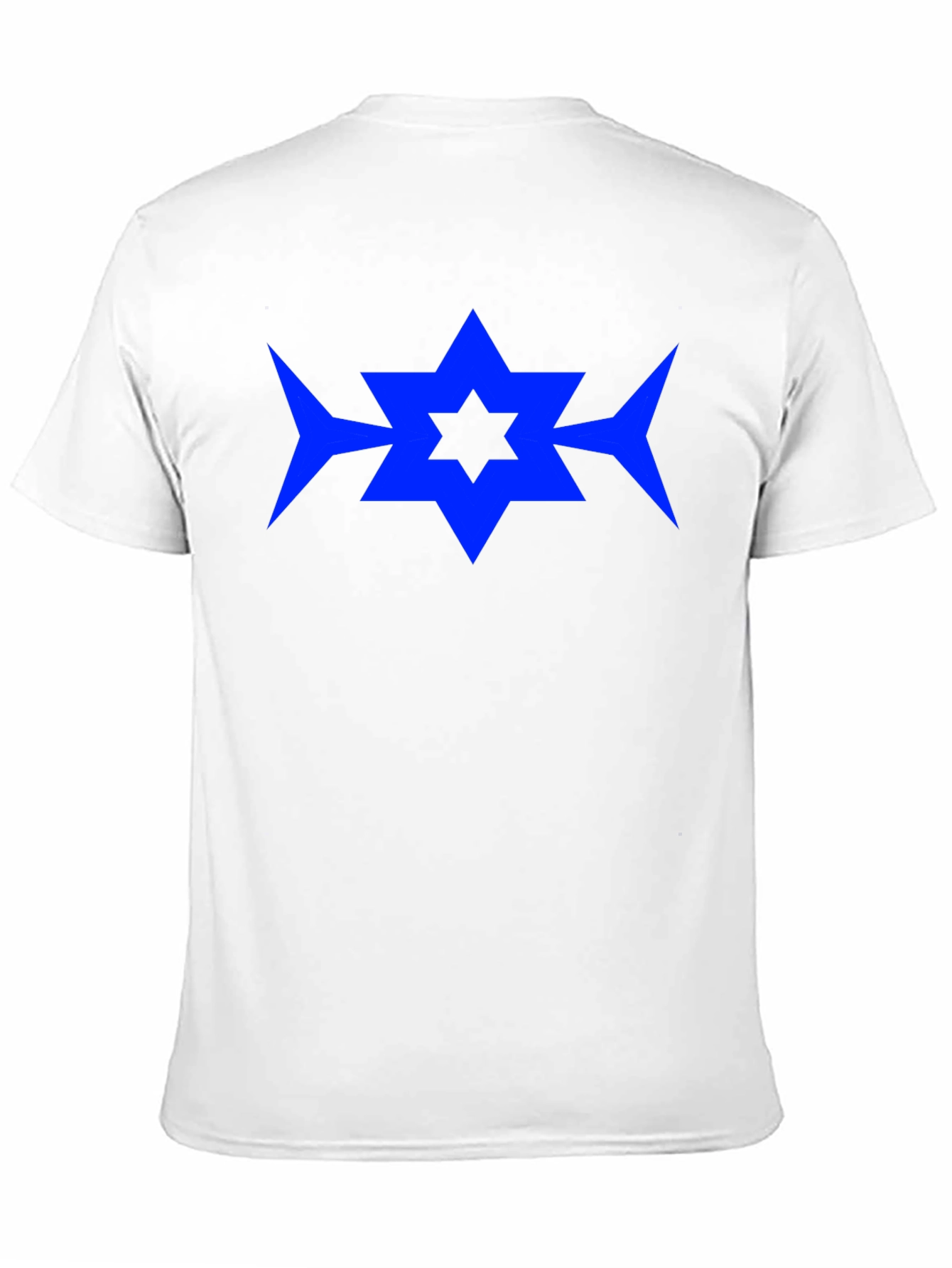 Blue Star Graphic Black T-Shirt