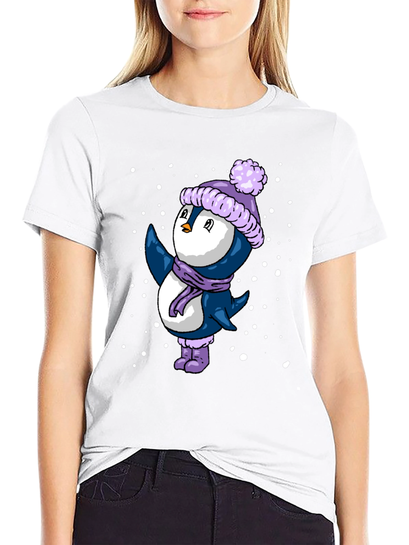 Winter Penguin Graphic Tee