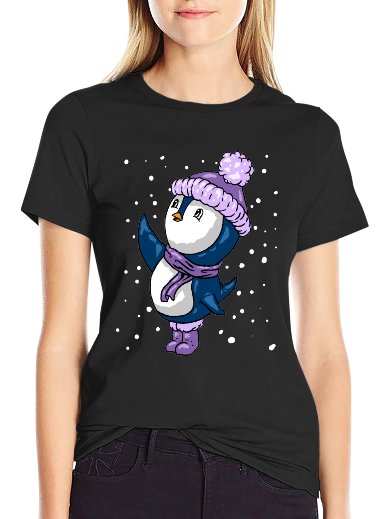 Winter Penguin Graphic Tee