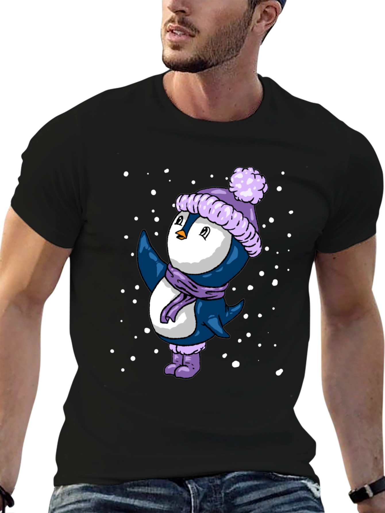 Winter Penguin Graphic Tee
