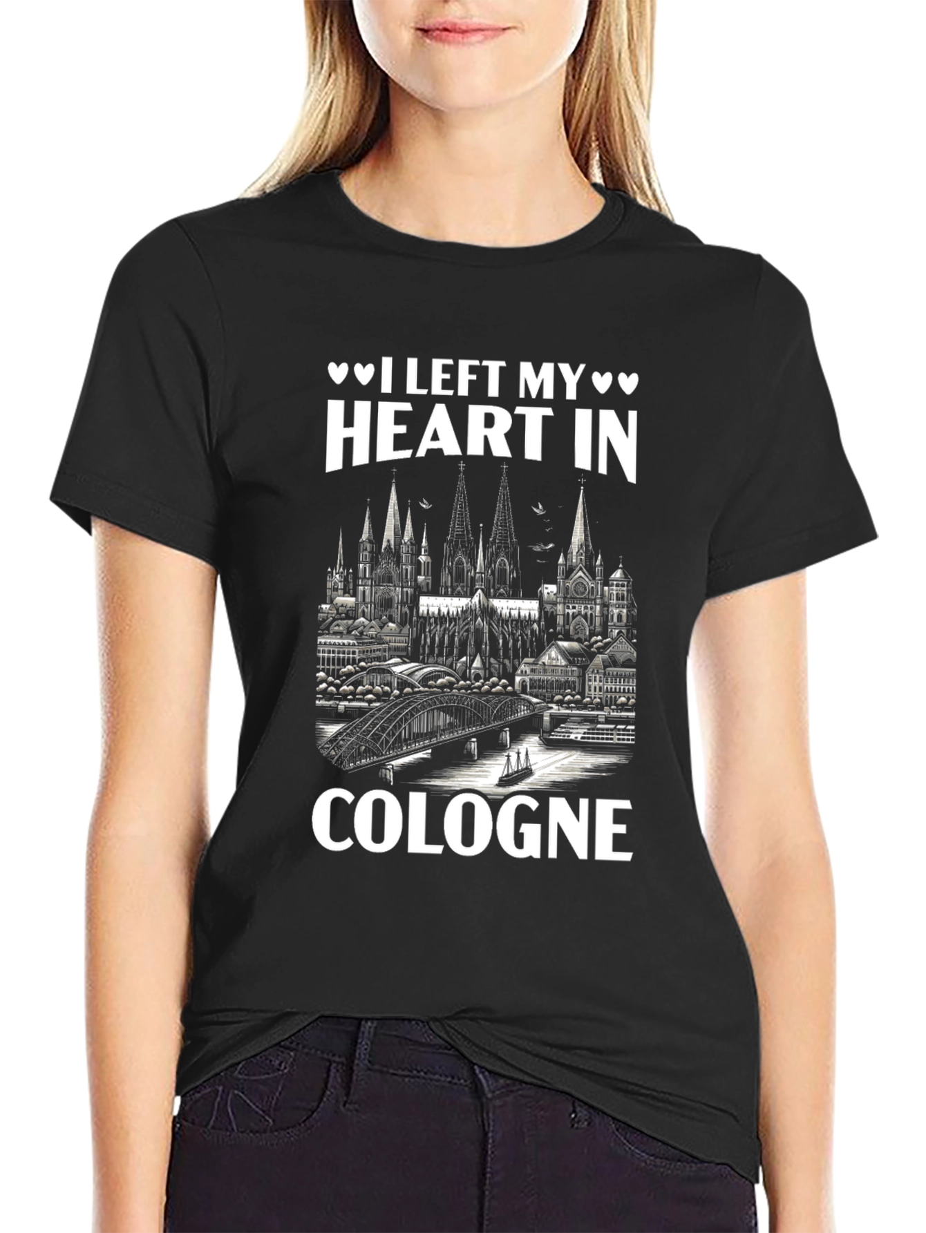 Cologne Heart Graphic T-Shirt