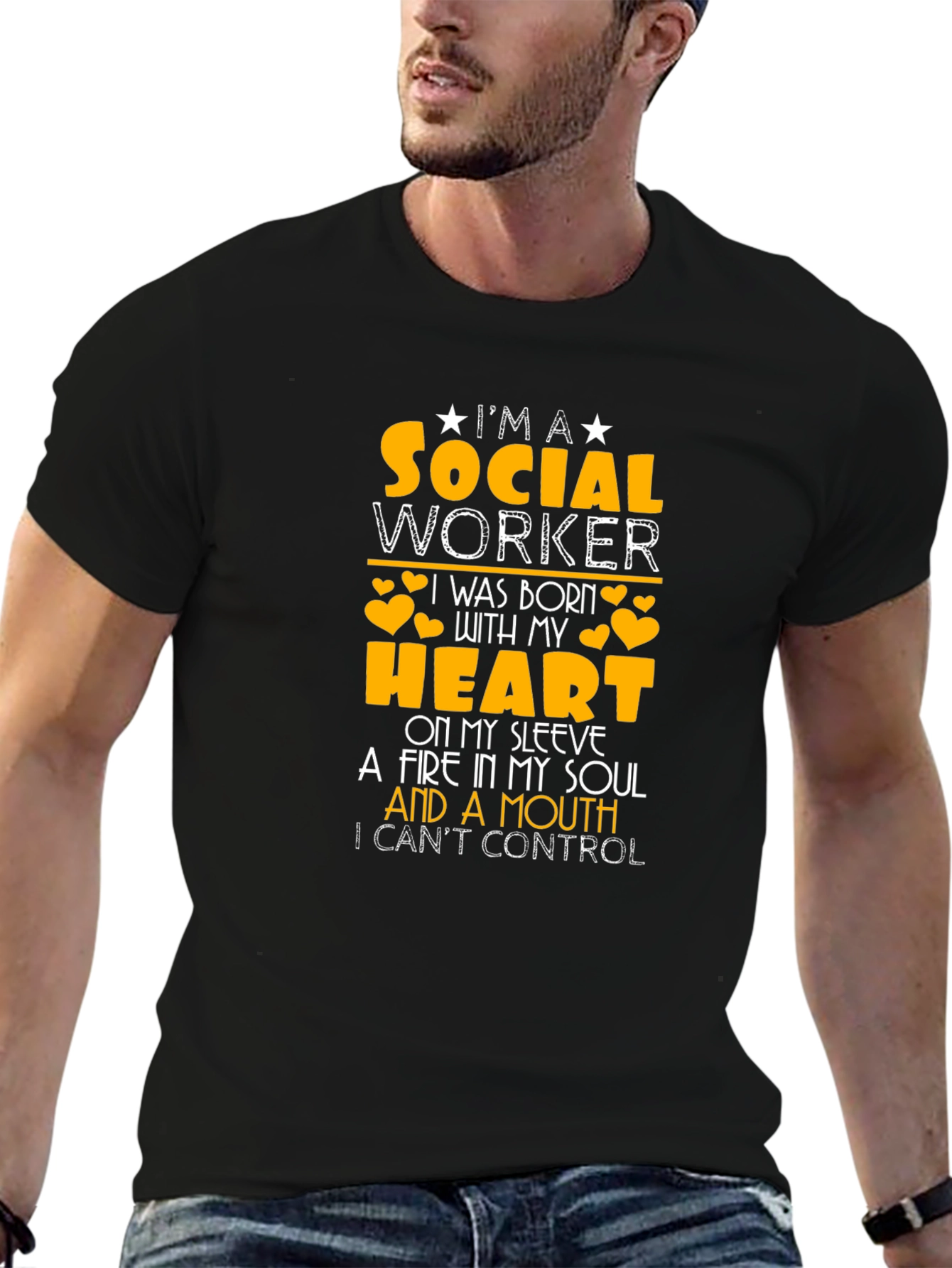 Social Worker T-Shirt - Heart & Soul Design