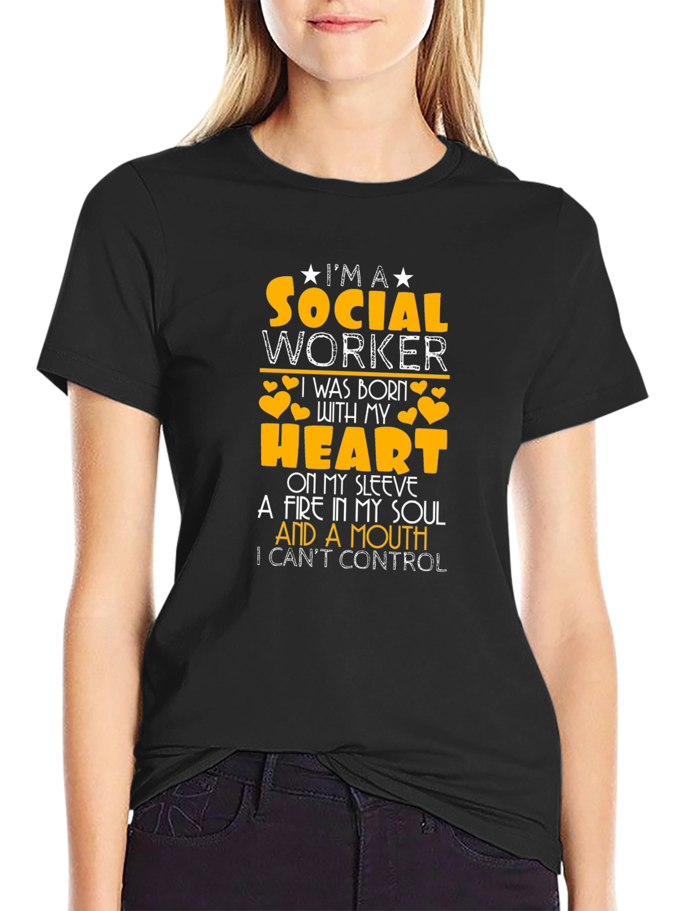 Social Worker T-Shirt - Heart & Soul Design
