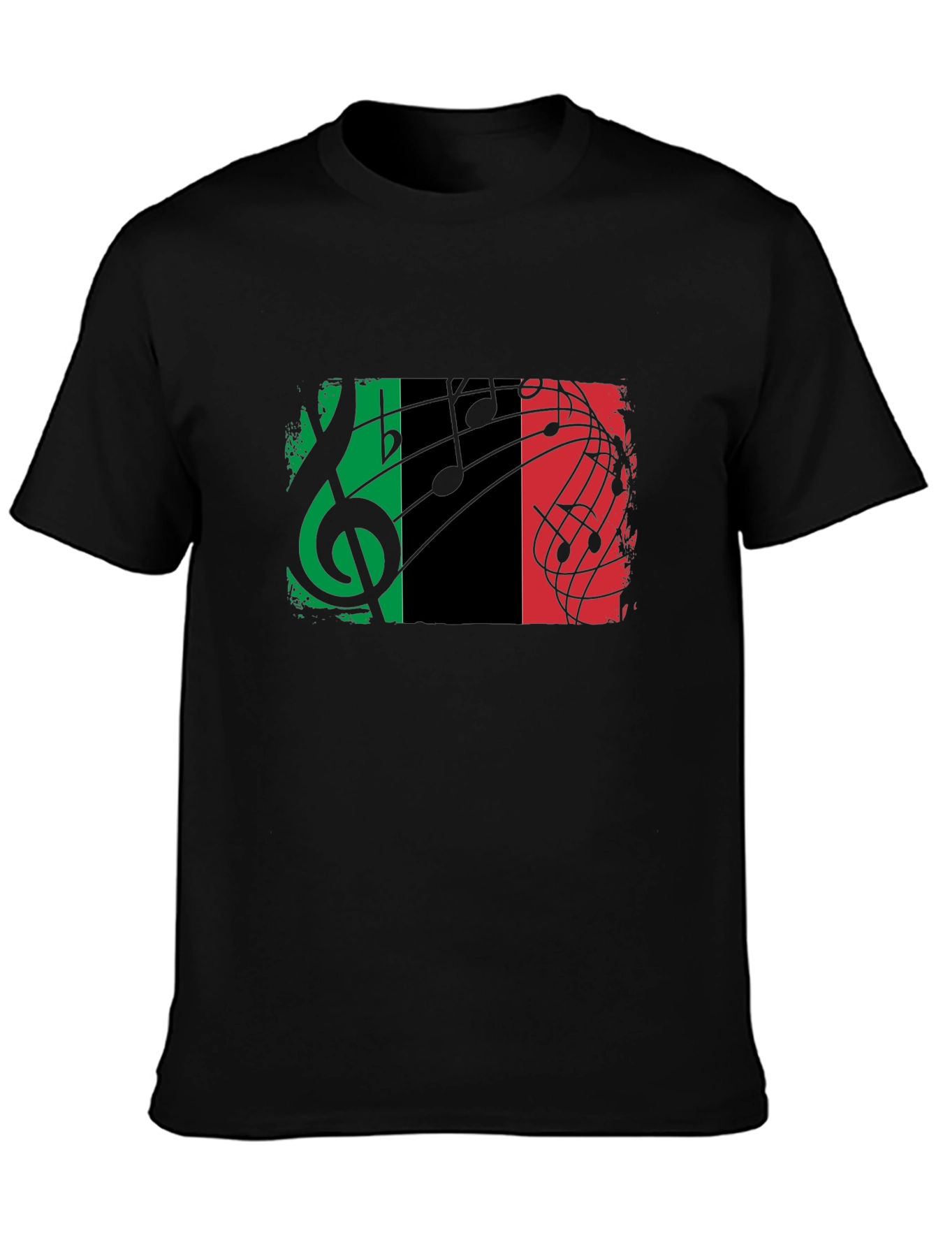 Italian Music Flag T-Shirt - Stylish Graphic Tee