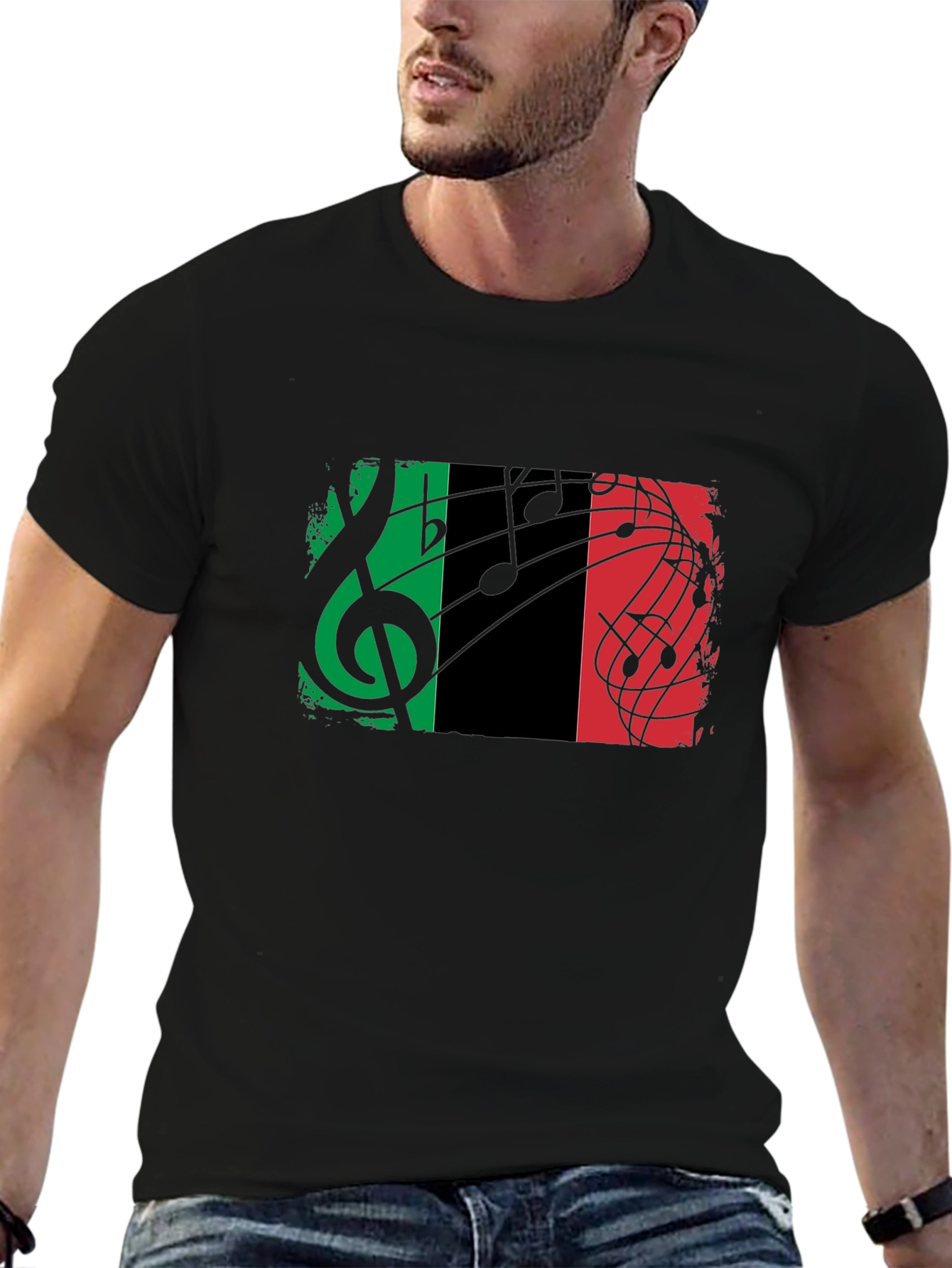 Italian Music Flag T-Shirt - Stylish Graphic Tee