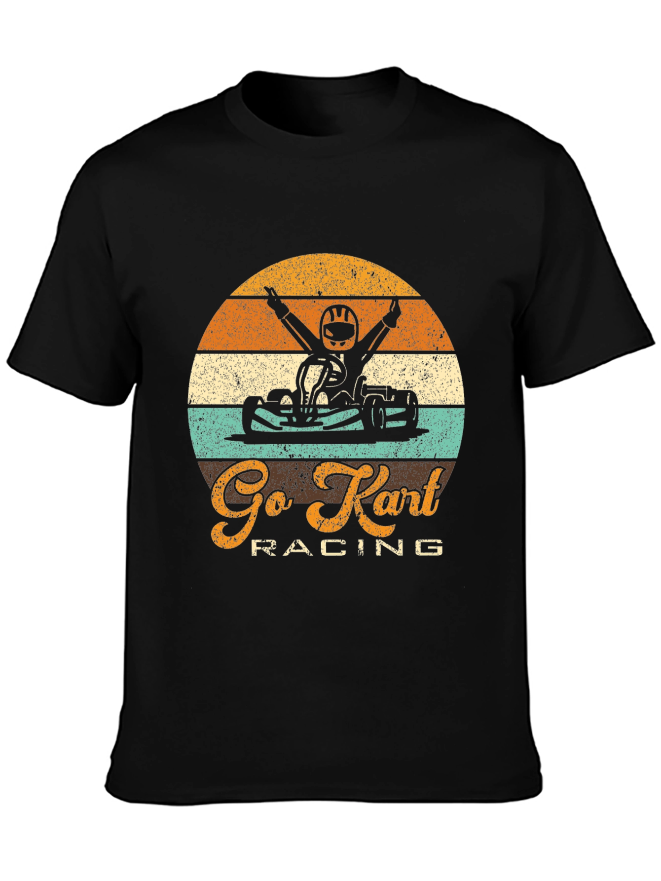 Go Kart Racing Graphic T-Shirt