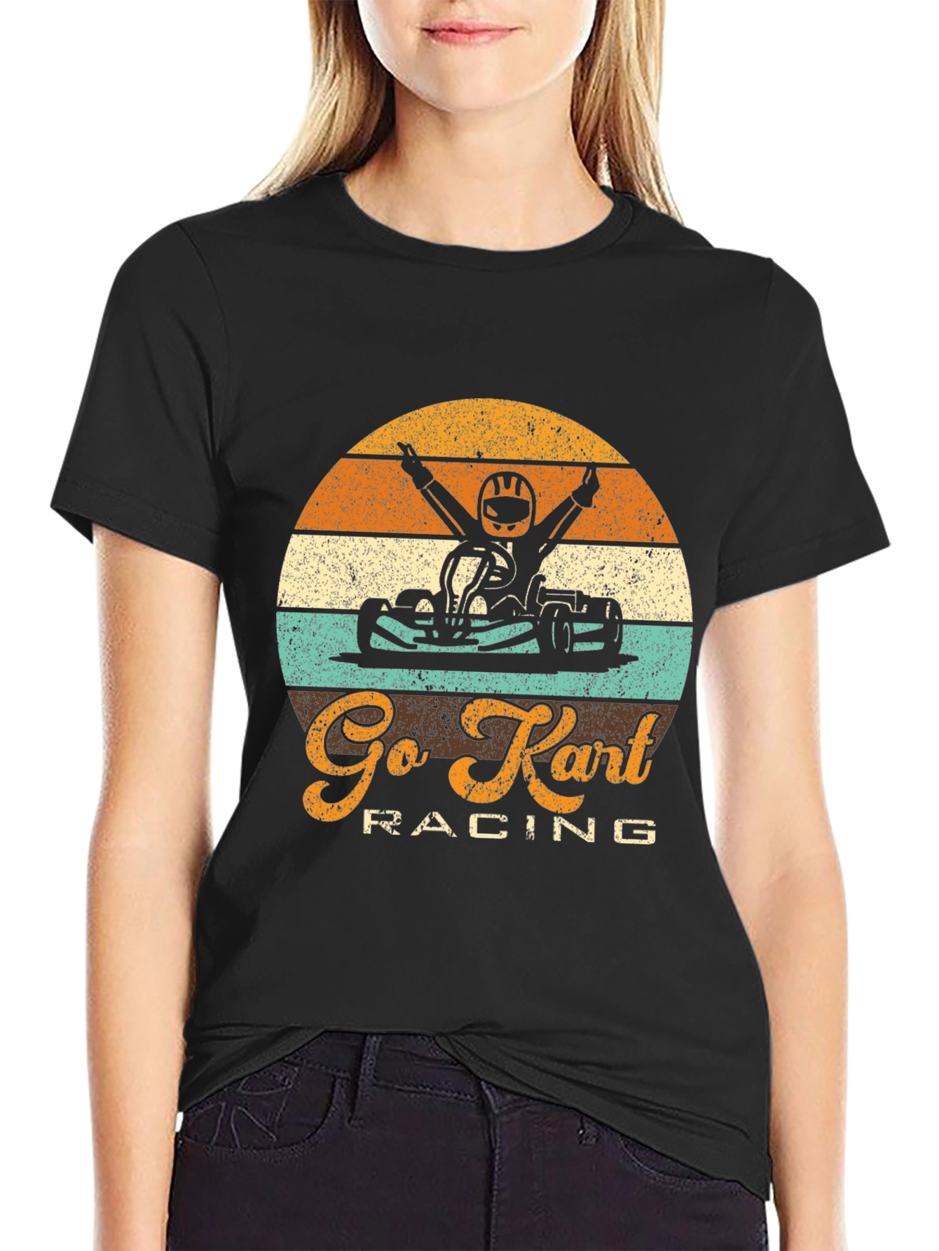 Go Kart Racing Graphic T-Shirt