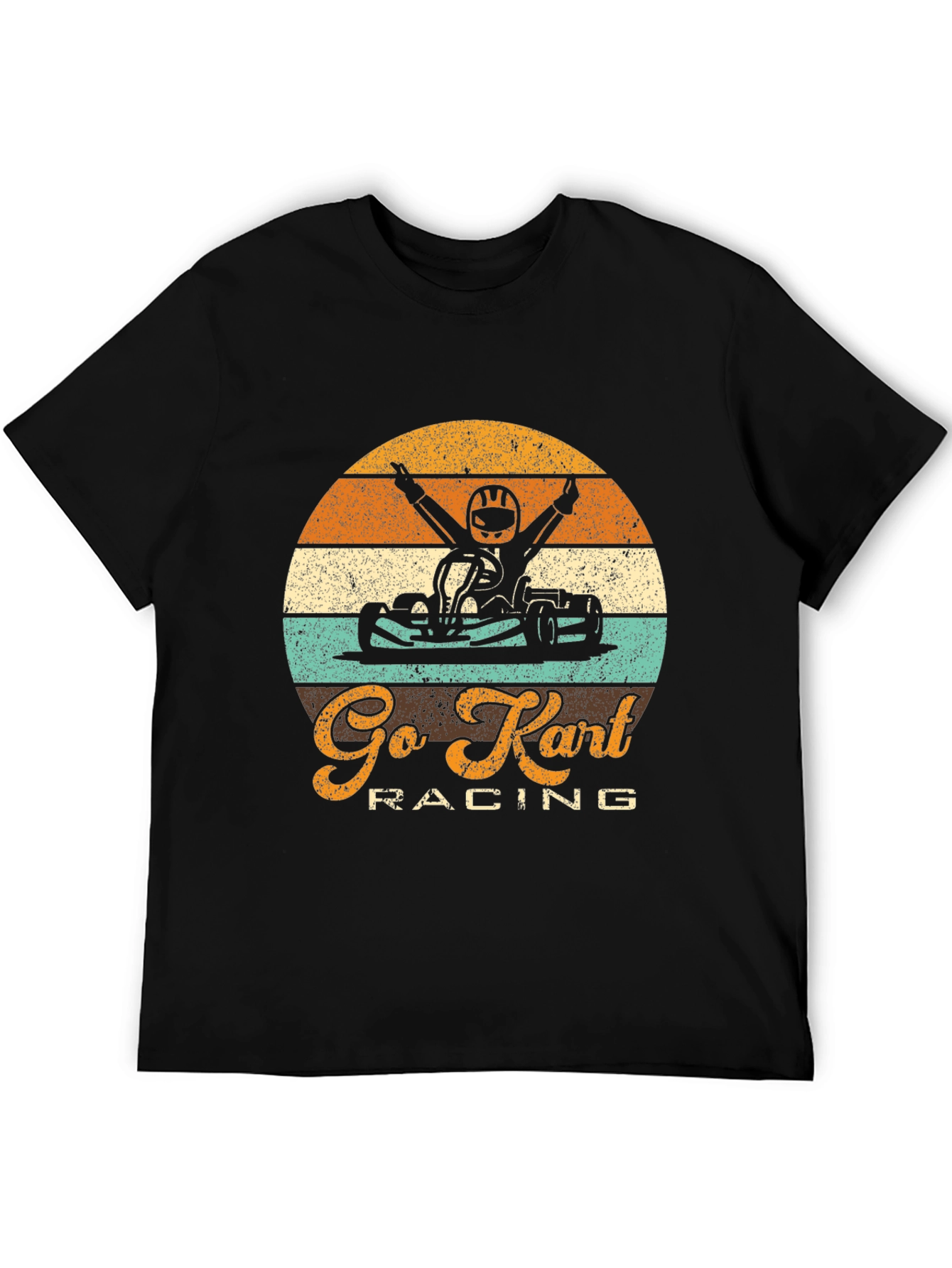 Go Kart Racing Graphic T-Shirt