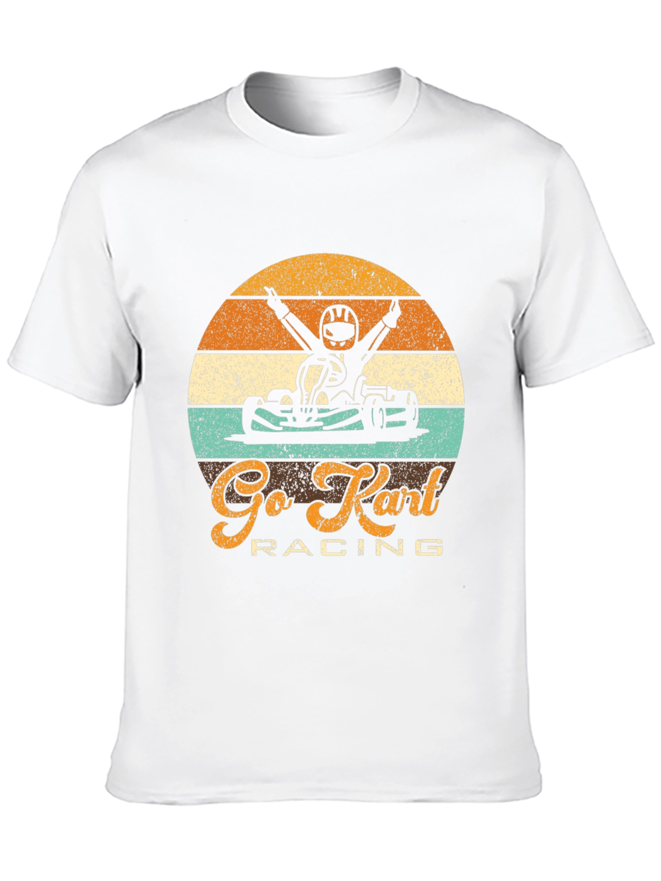Go Kart Racing Graphic T-Shirt