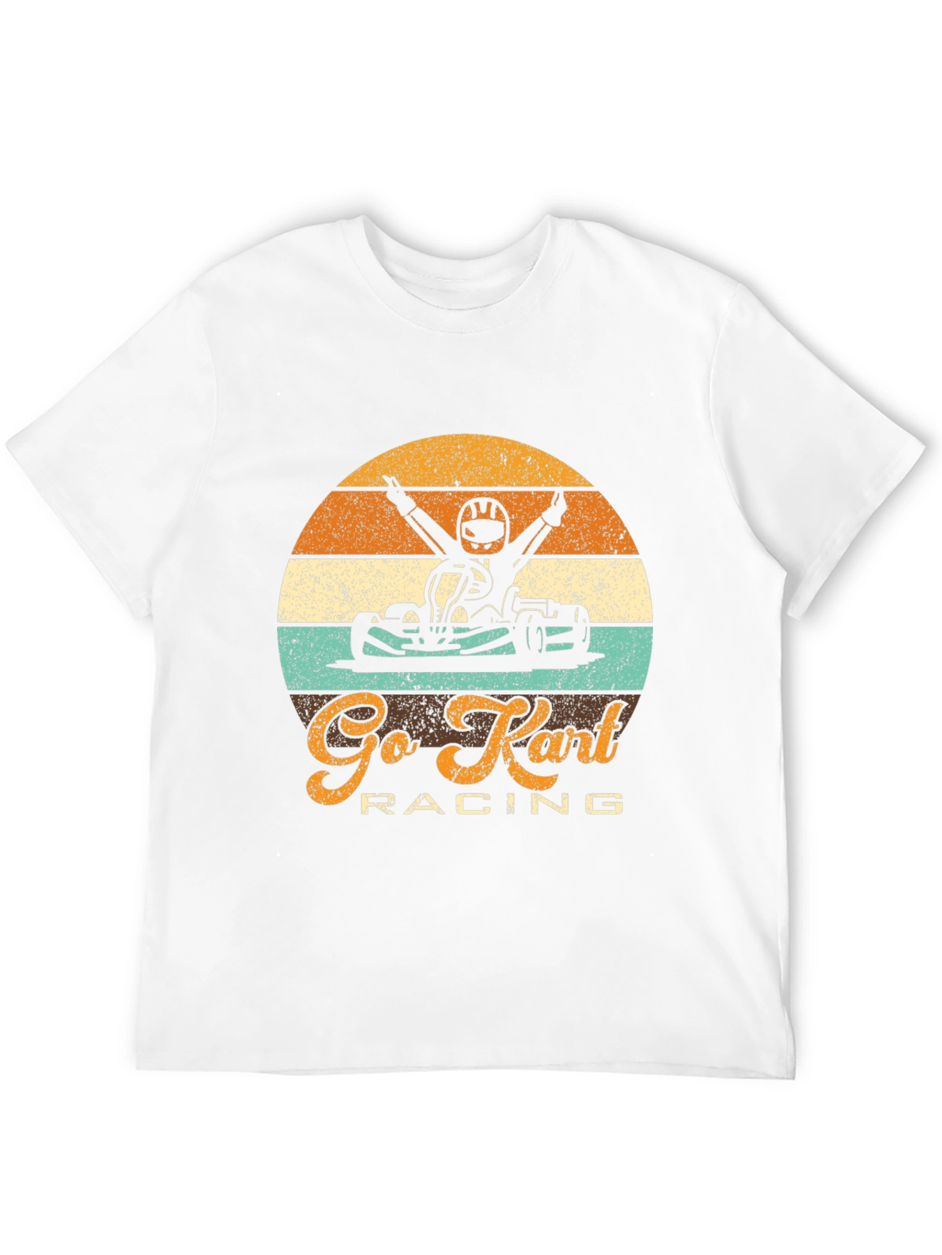 Go Kart Racing Graphic T-Shirt