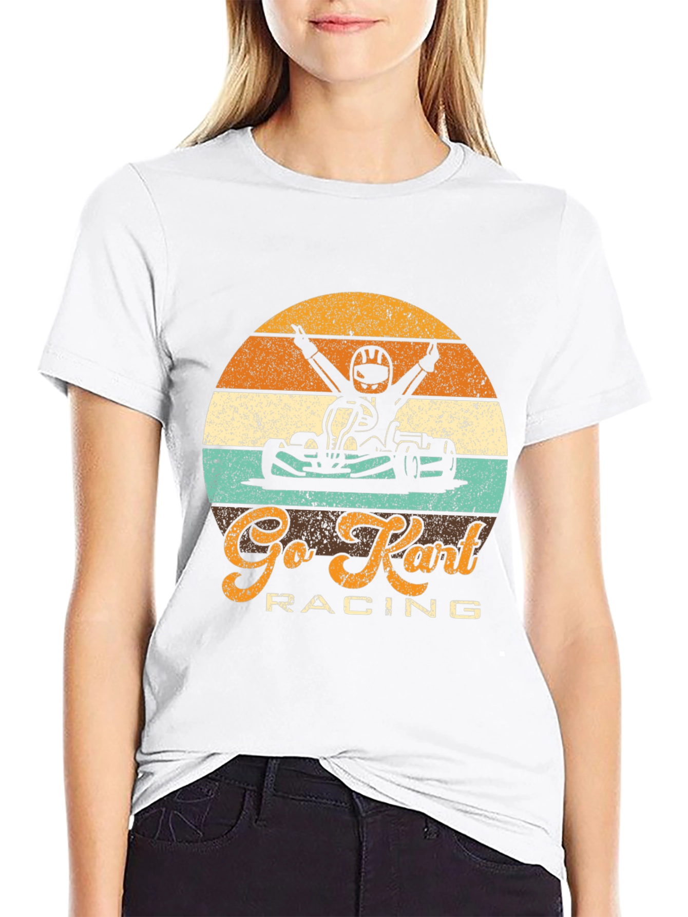 Go Kart Racing Graphic T-Shirt