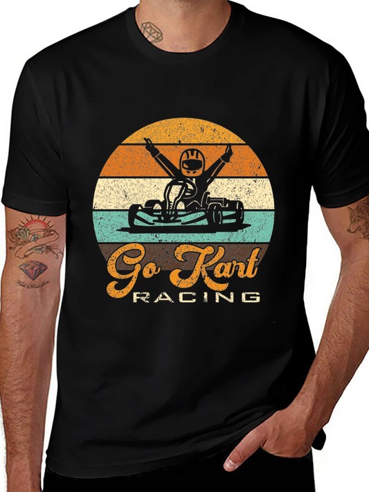 Go Kart Racing Graphic T-Shirt