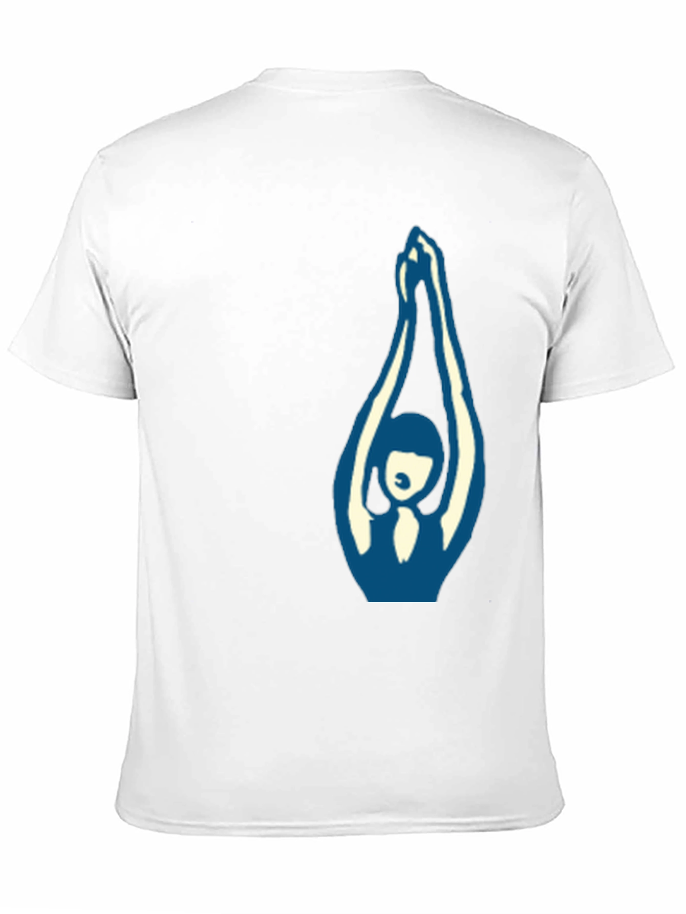 Abstract Yoga Pose Graphic Tee