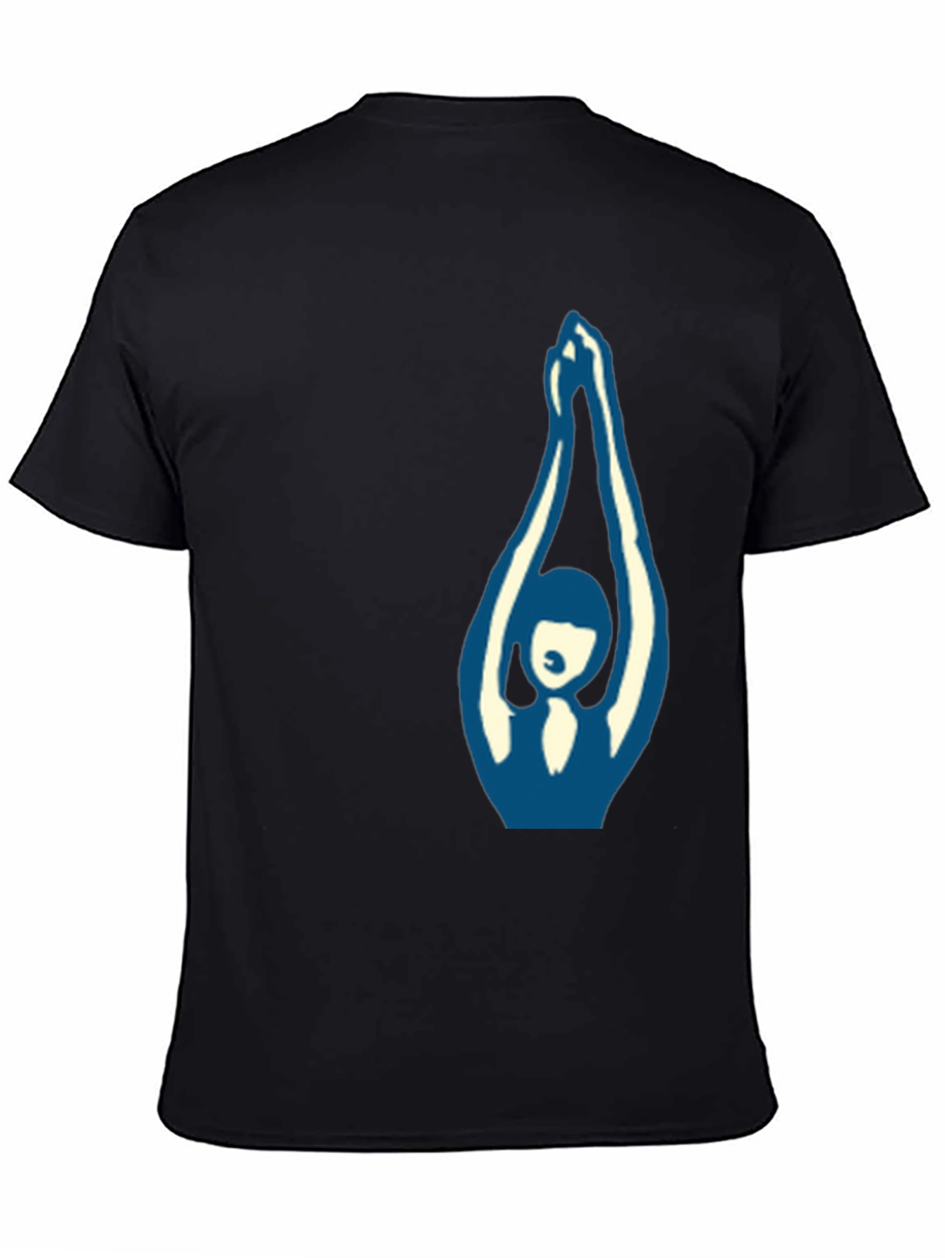 Abstract Yoga Pose Graphic Tee