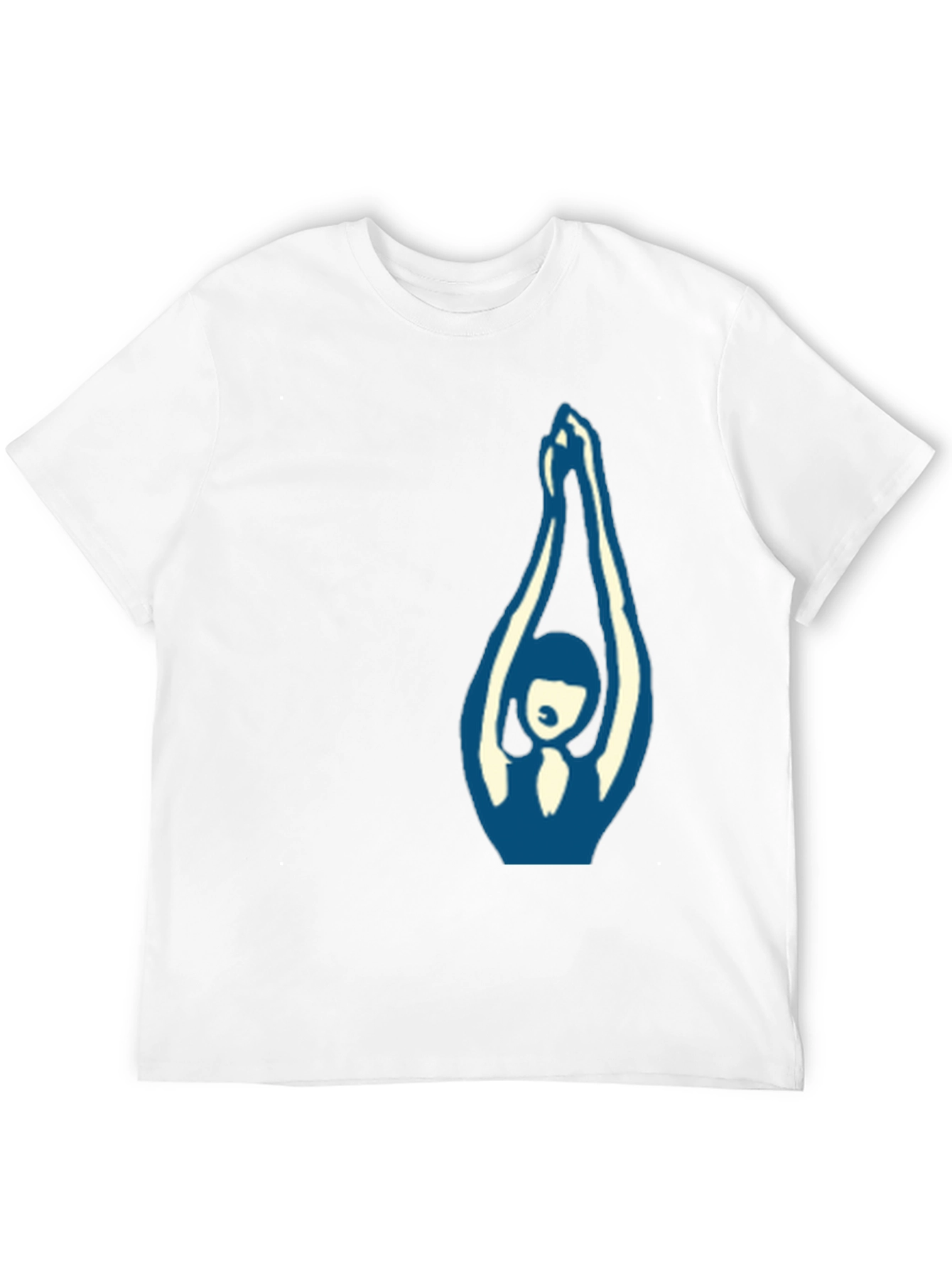 Abstract Yoga Pose Graphic Tee