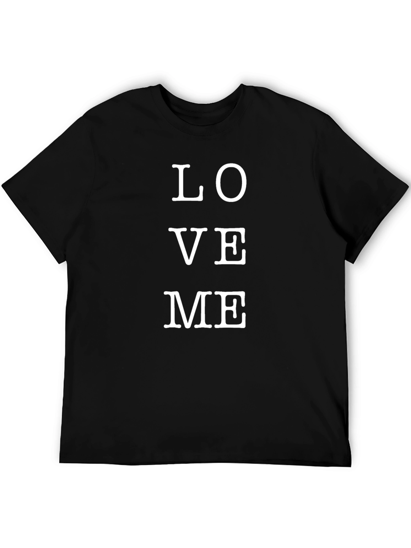 Love Me Graphic Black T-Shirt