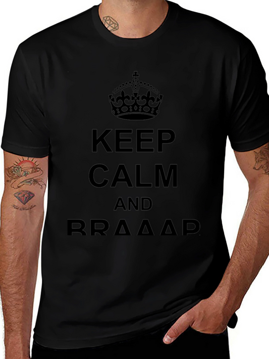 Keep Calm and RRAAAR Black T-Shirt