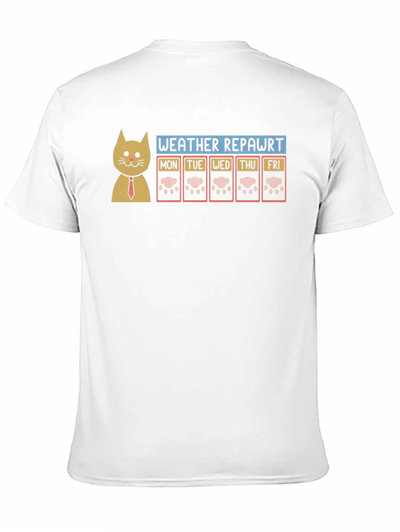 Funny Cat Weather Report T-Shirt