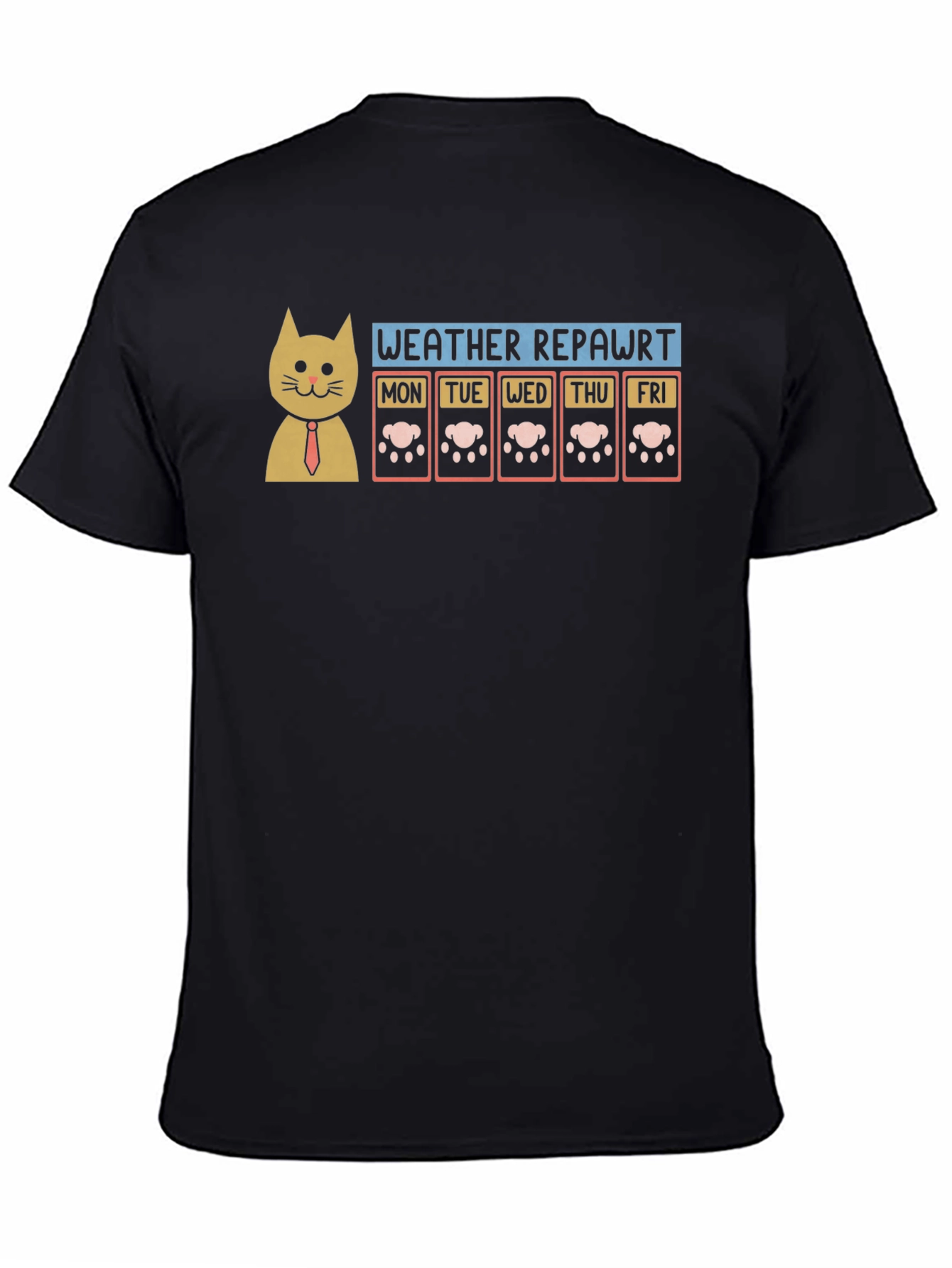 Funny Cat Weather Report T-Shirt