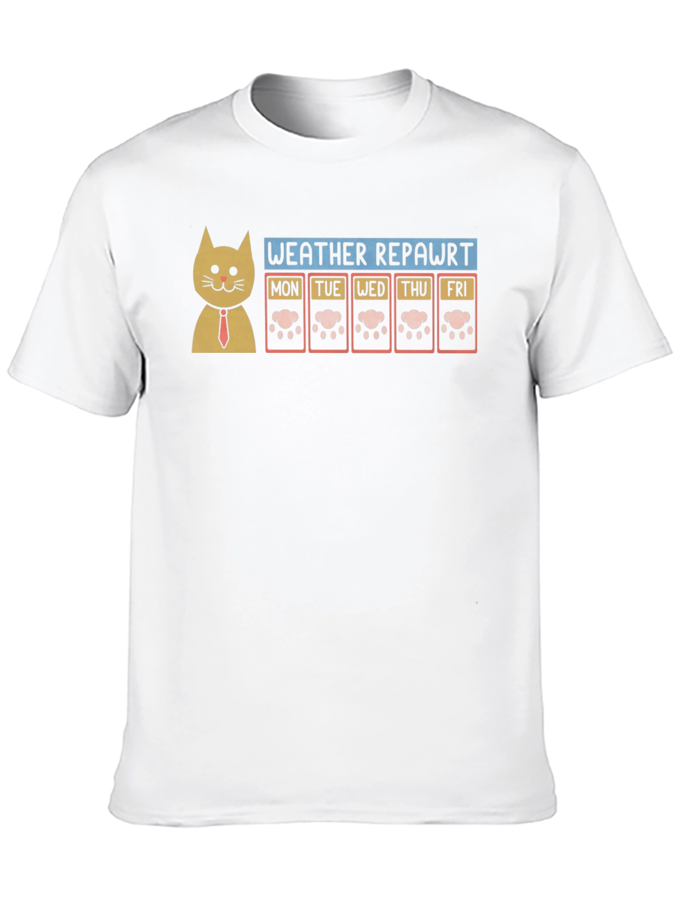 Funny Cat Weather Report T-Shirt