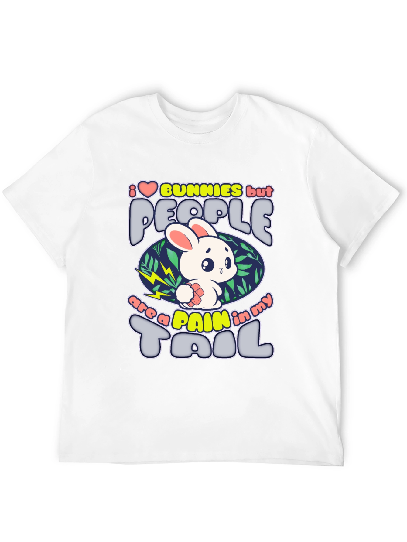 I Love Bunnies T-Shirt Funny Sarcastic Rabbit Lover Tee