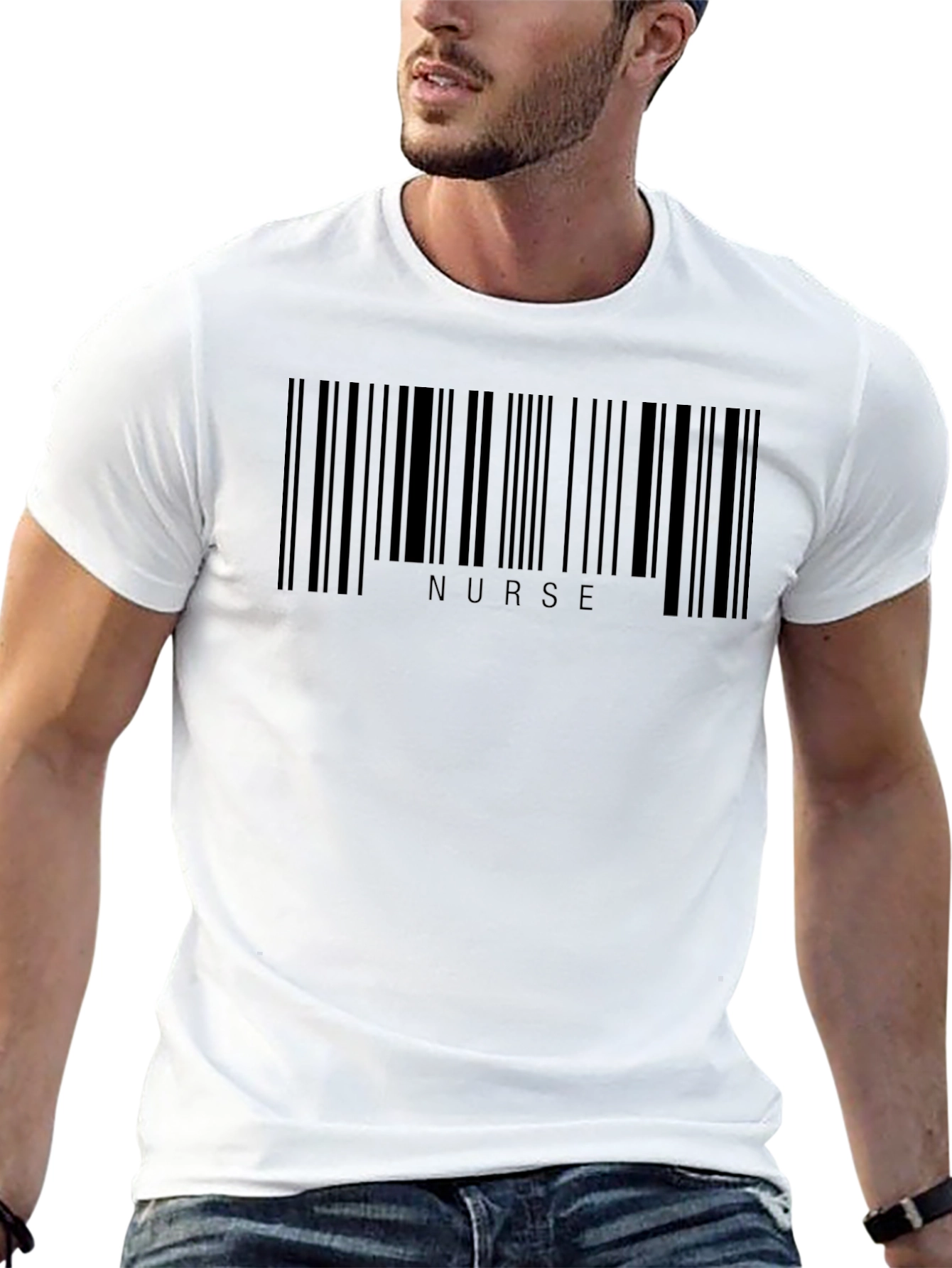 Nurse Barcode T-Shirt - Medical Staff Apparel