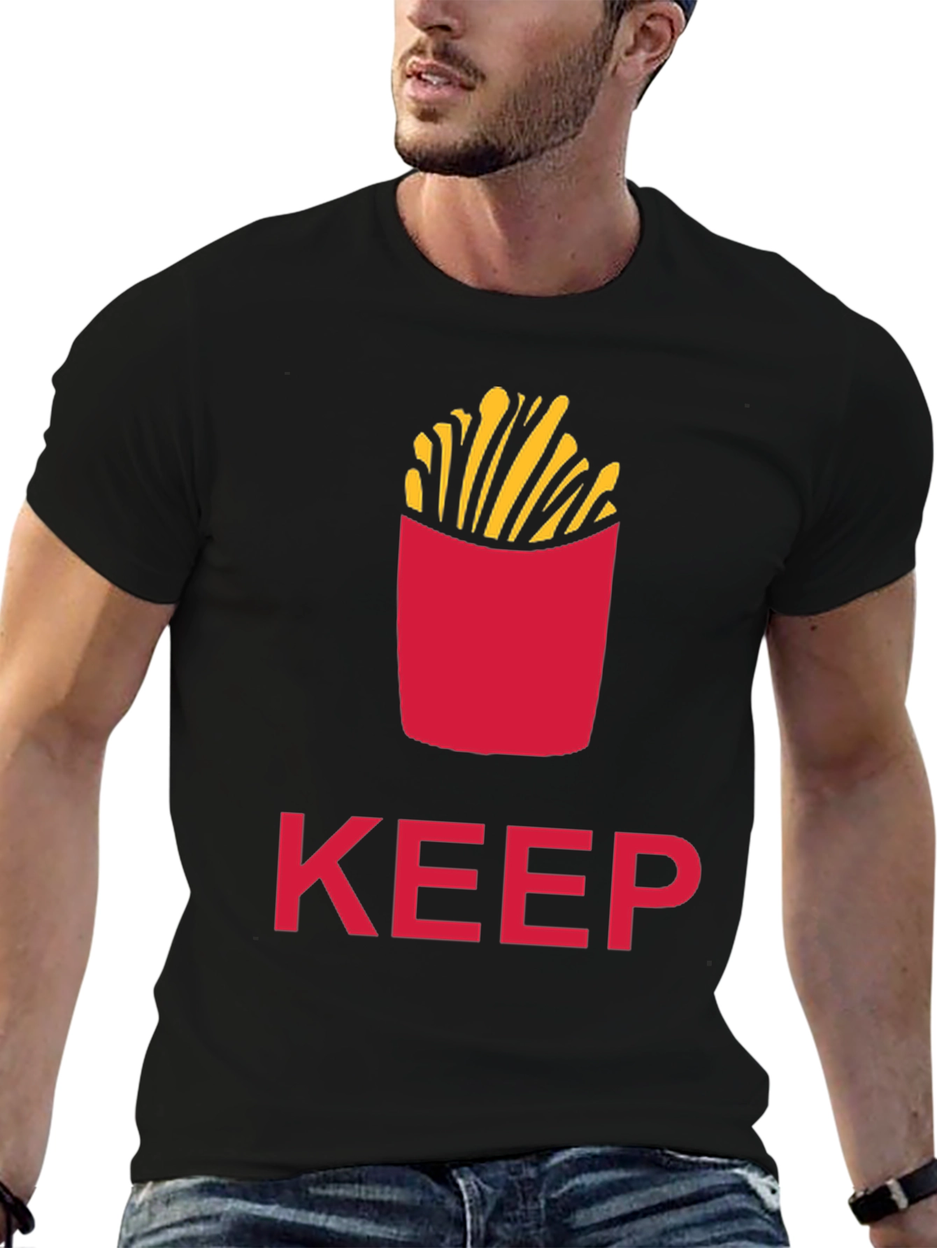 Keep Calm and Eat Fries T-Shirt