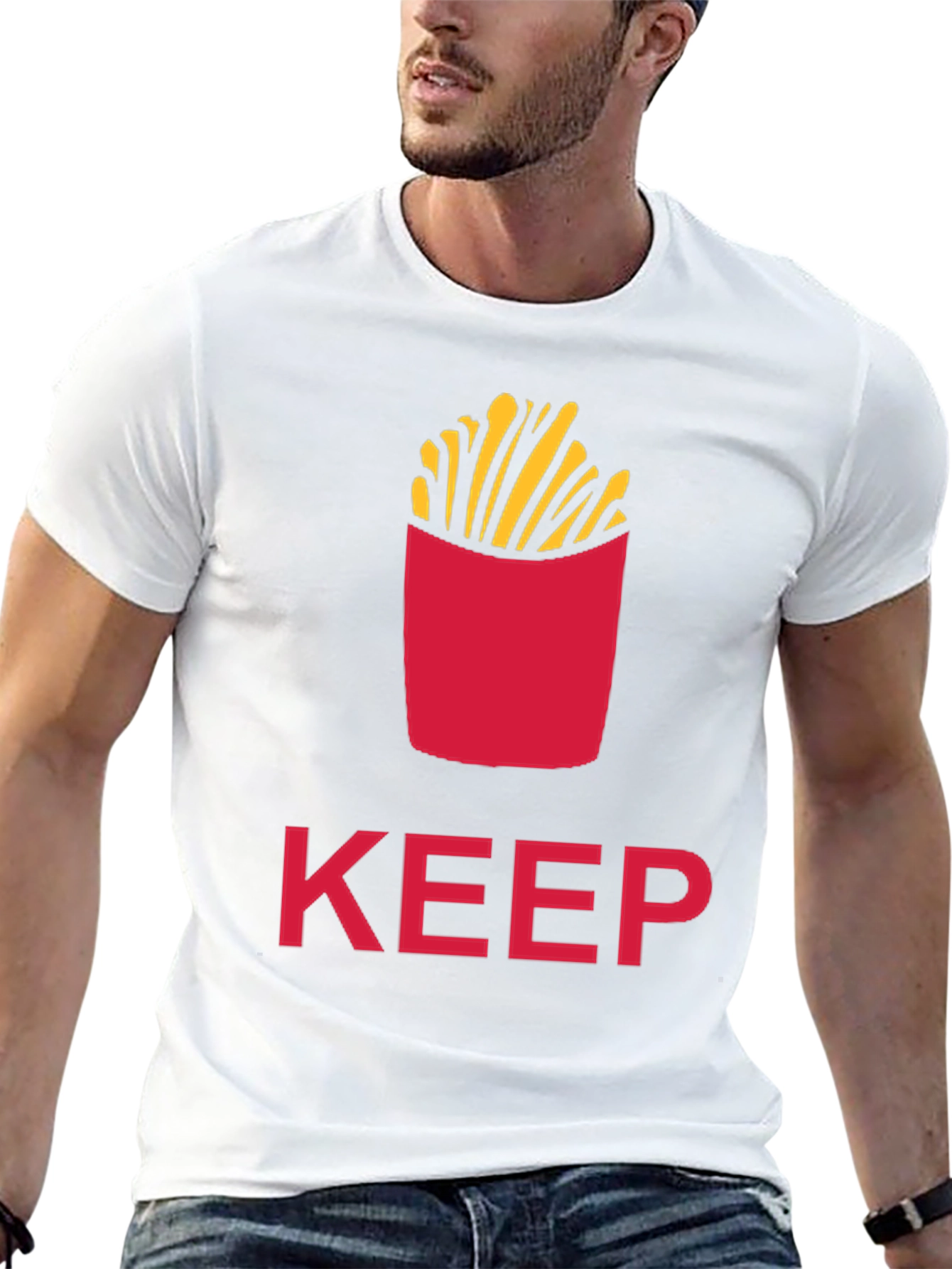 Keep Calm and Eat Fries T-Shirt
