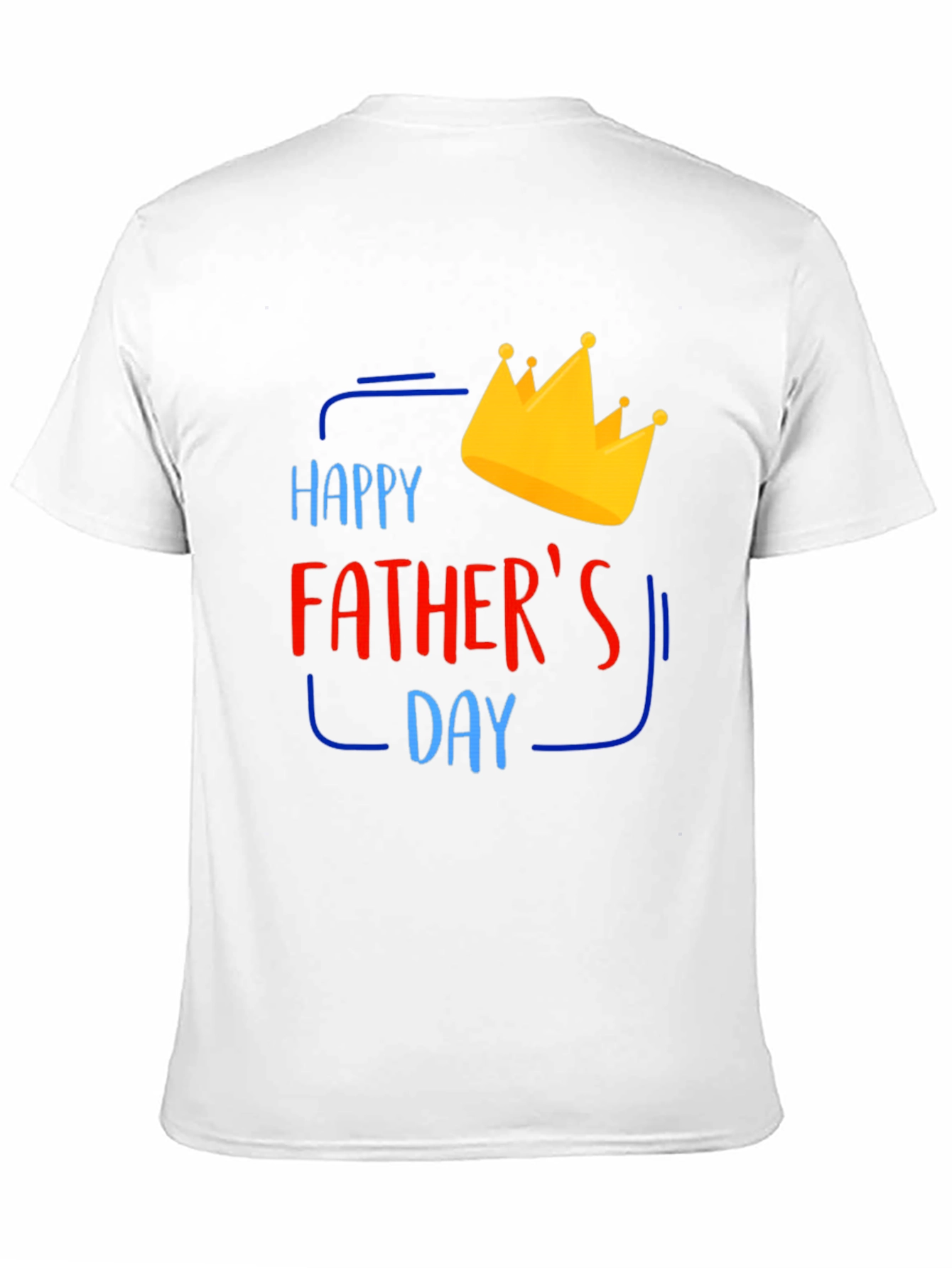 Happy Fathers Day T-Shirt - King Crown Design