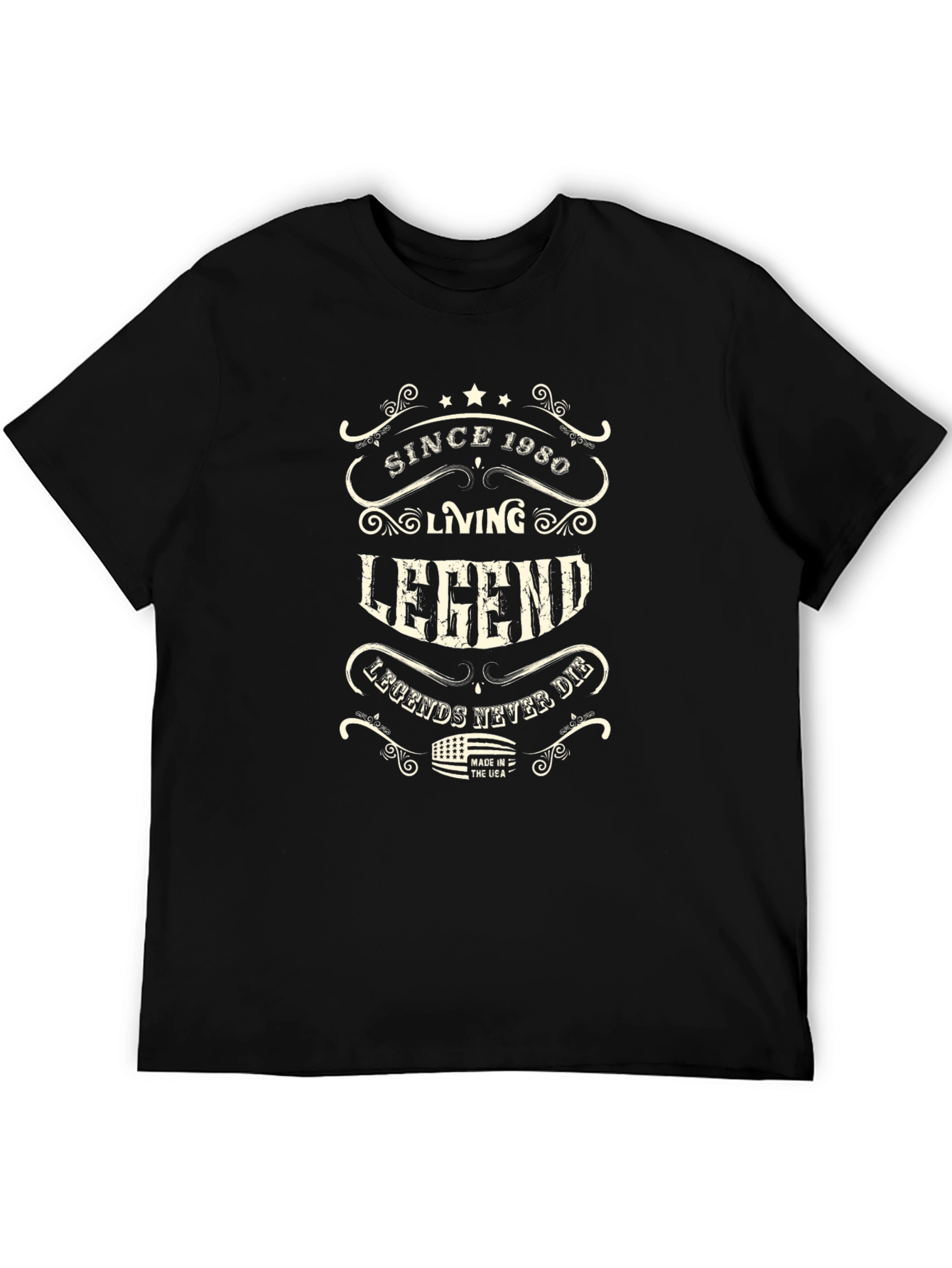 Since 1980 Living Legend Black T-Shirt