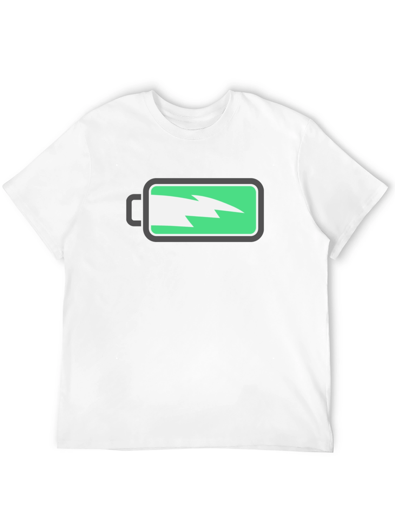 Electric Charge Graphic T-Shirt - Black