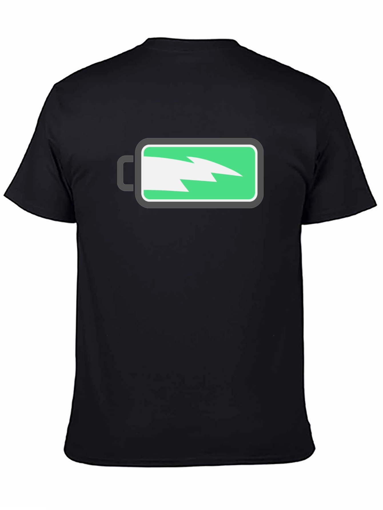 Electric Charge Graphic T-Shirt - Black