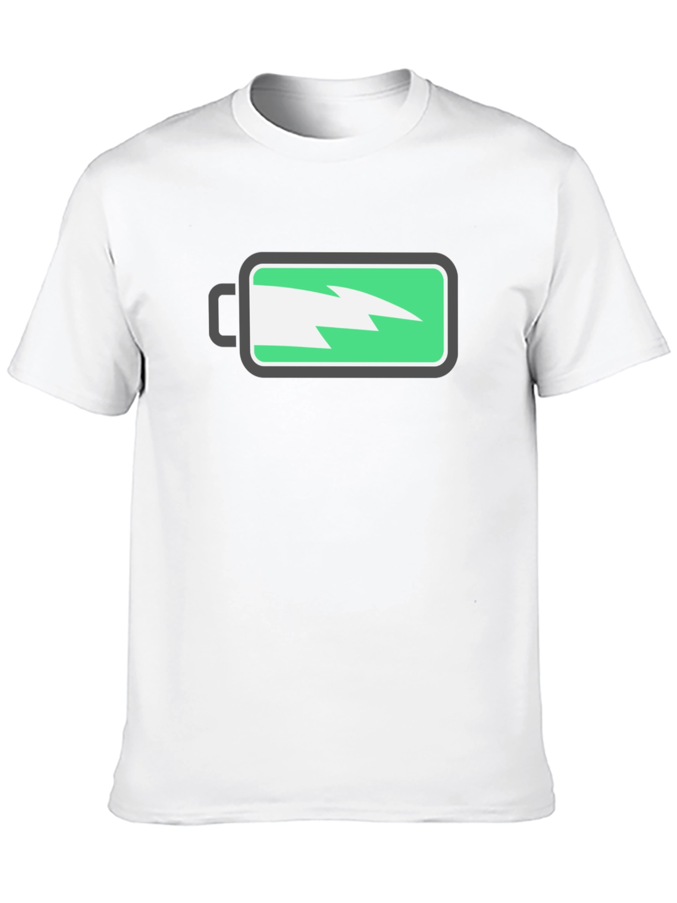 Electric Charge Graphic T-Shirt - Black