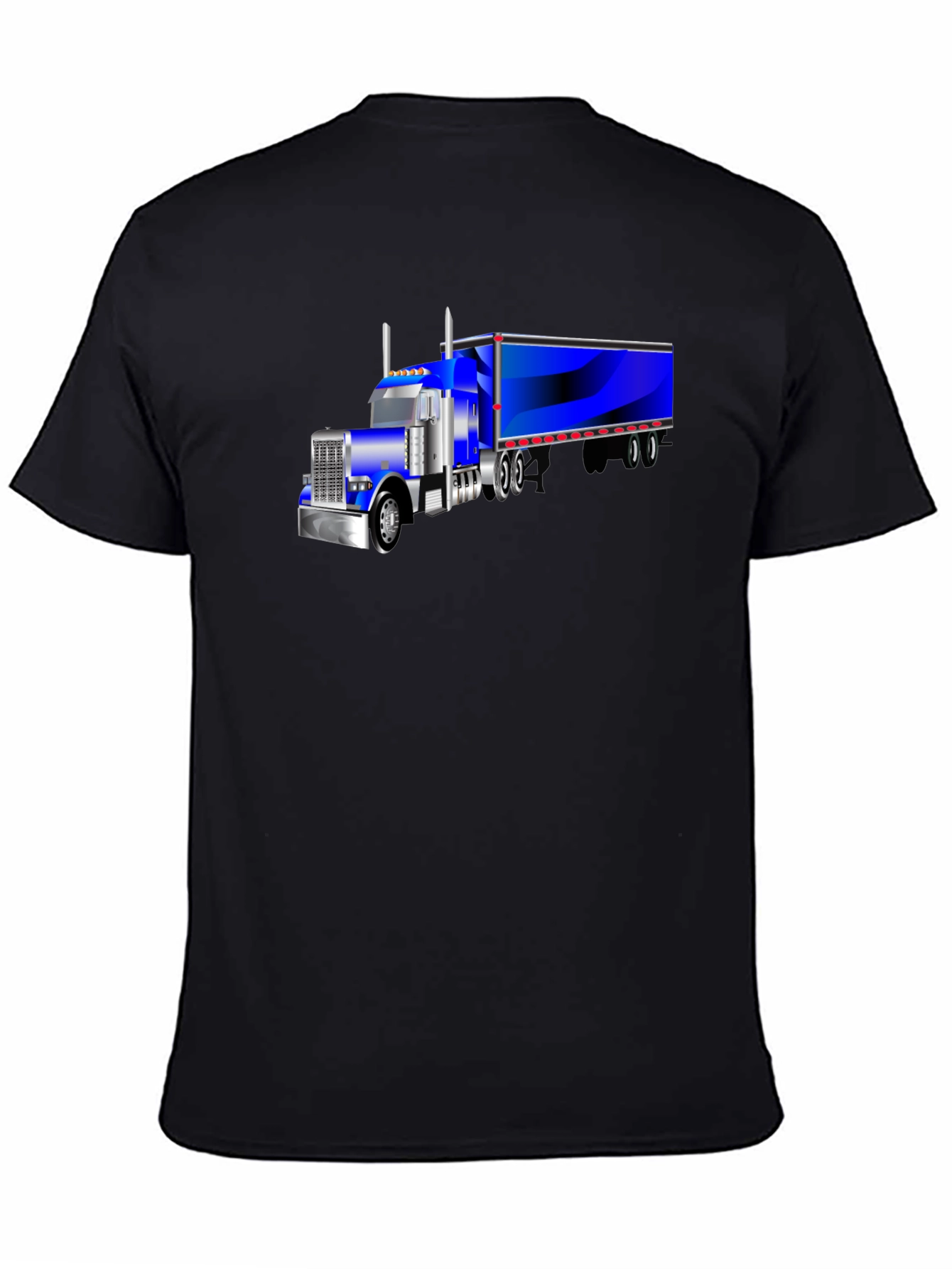 Truck Graphic Tee - Black Short Sleeve Shirt