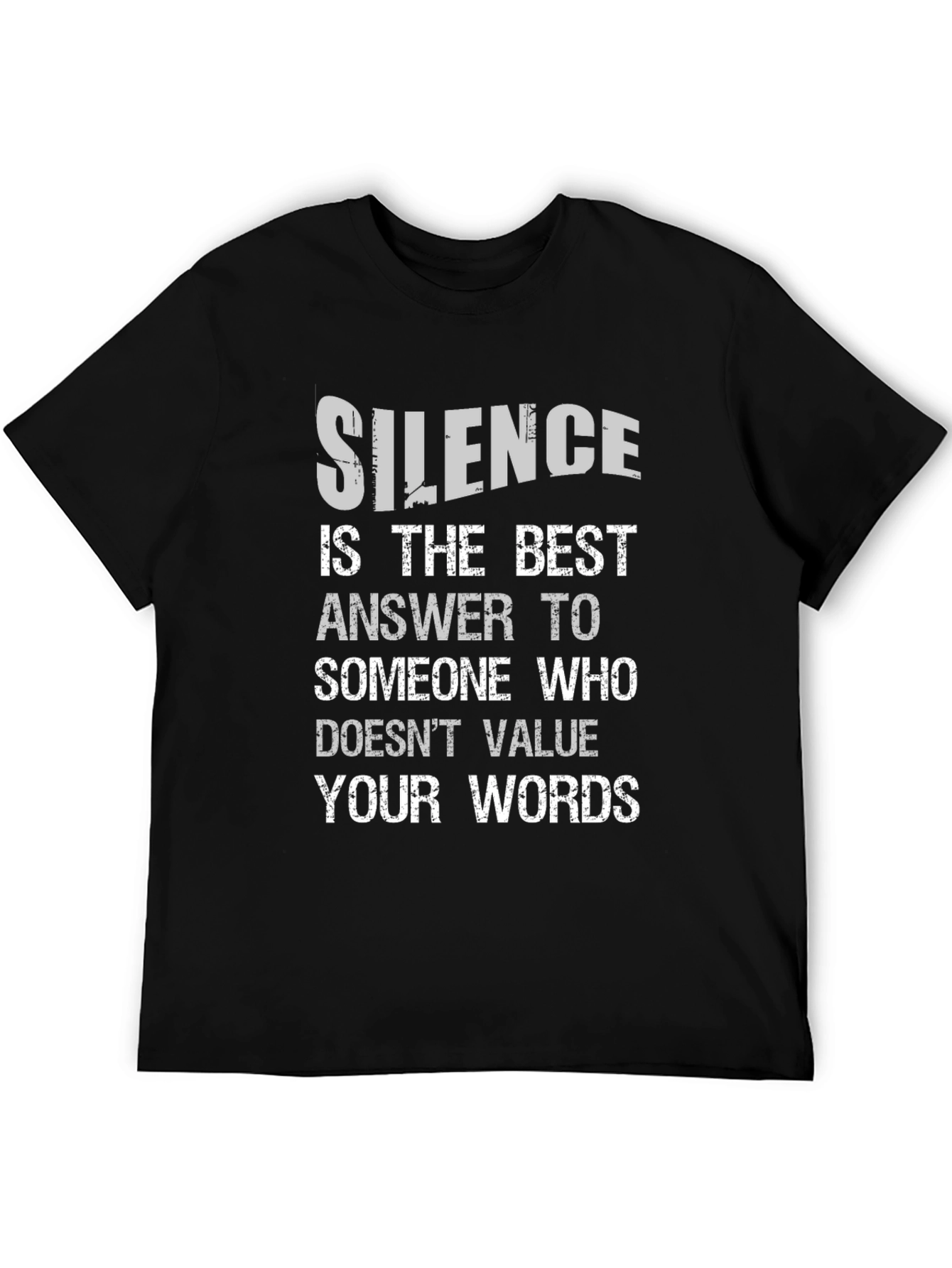 Silence is the Best Answer Graphic Tee