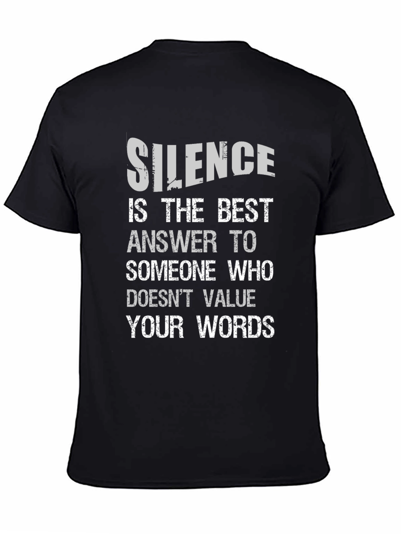 Silence is the Best Answer Graphic Tee