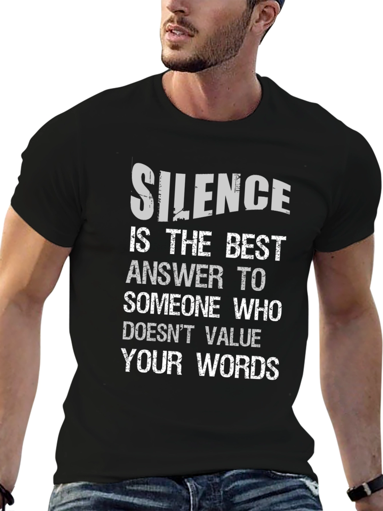 Silence is the Best Answer Graphic Tee