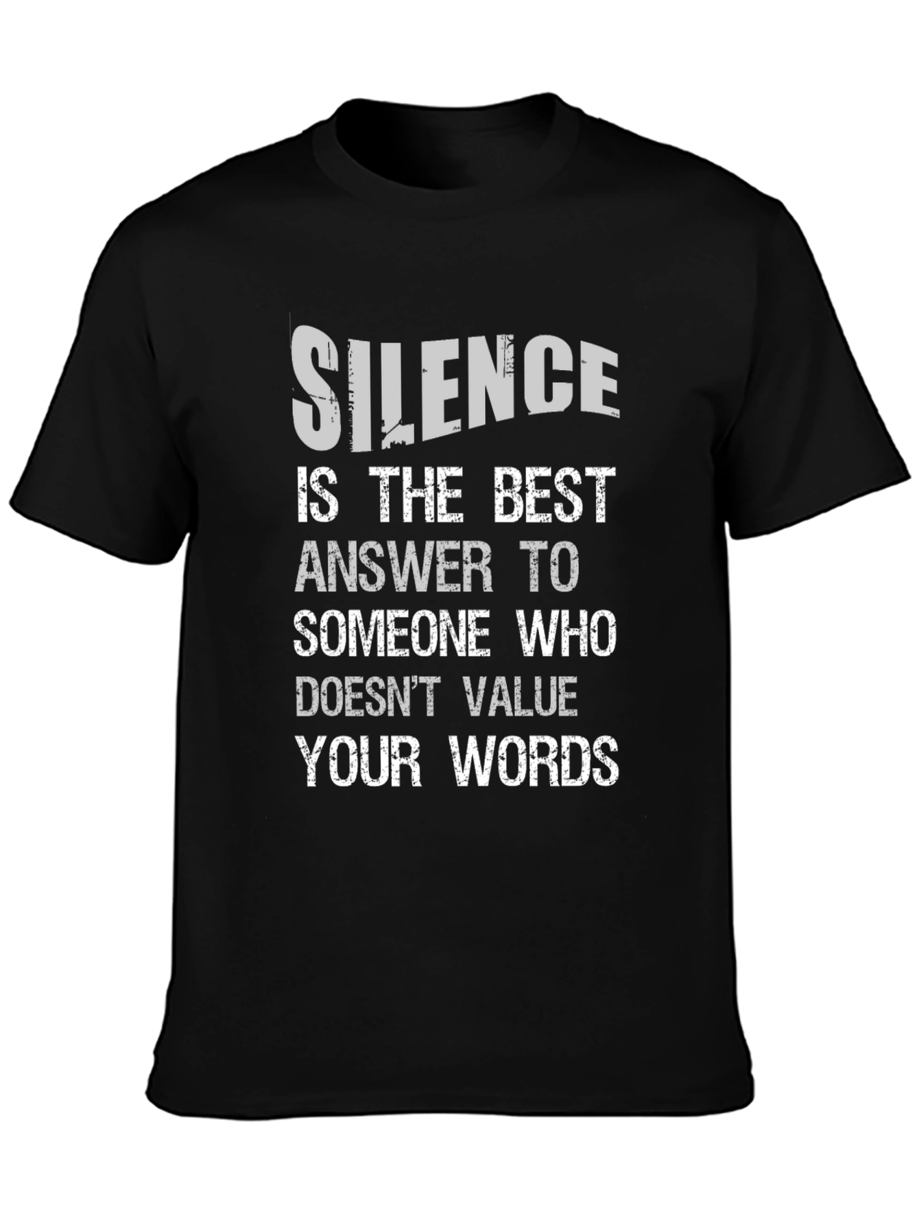 Silence is the Best Answer Graphic Tee