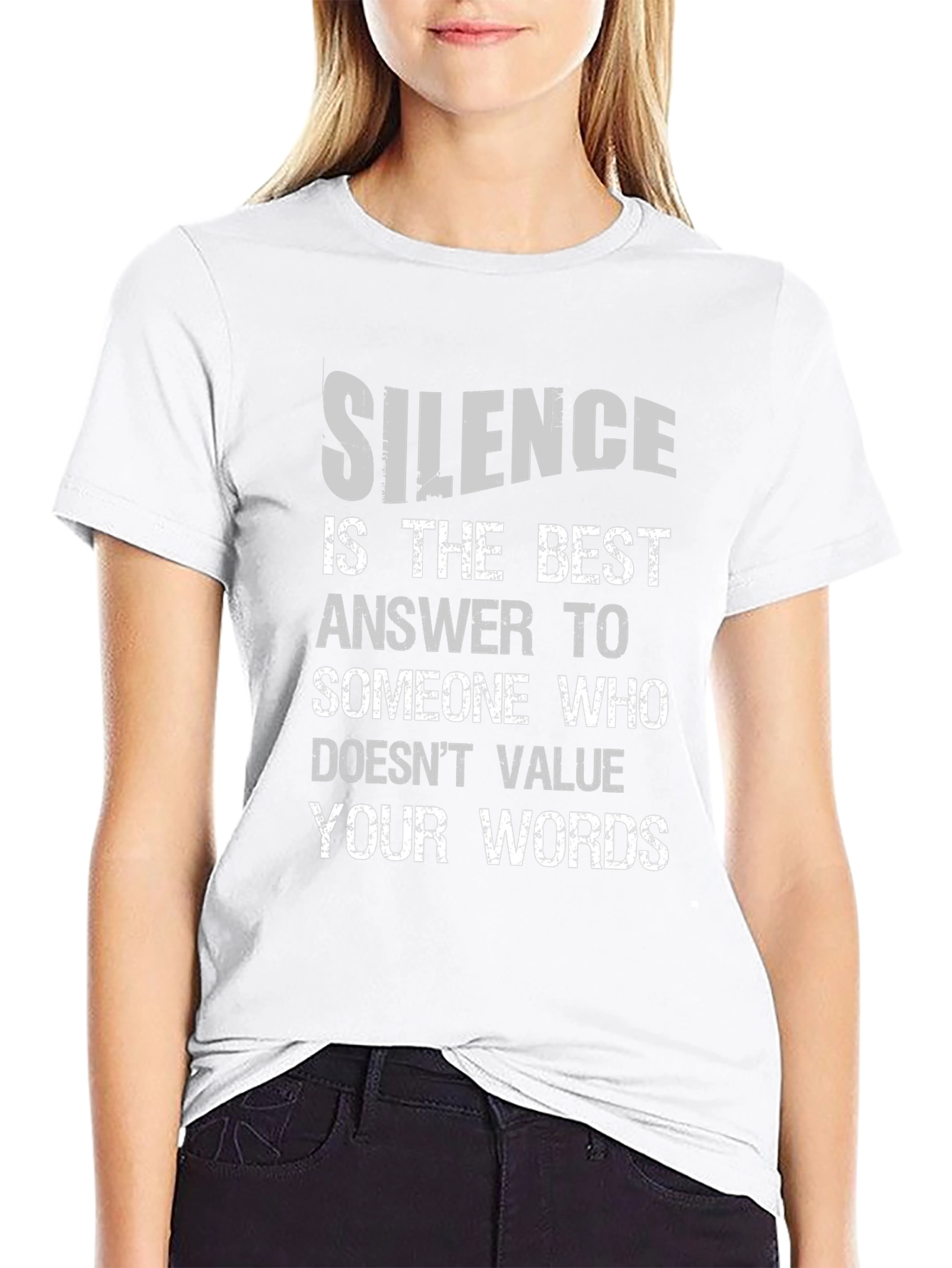 Silence is the Best Answer Graphic Tee