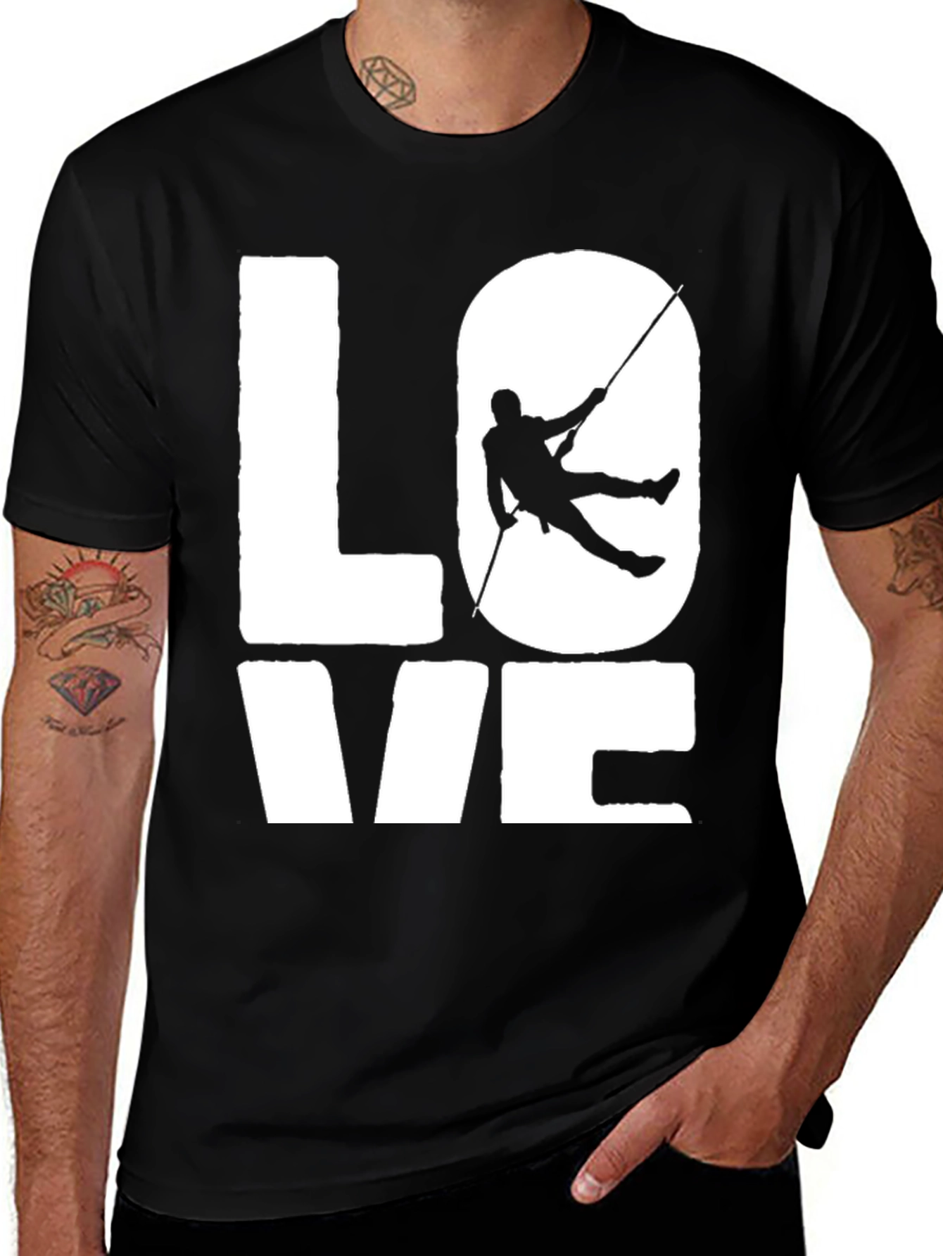 Love to Climb Black T-Shirt